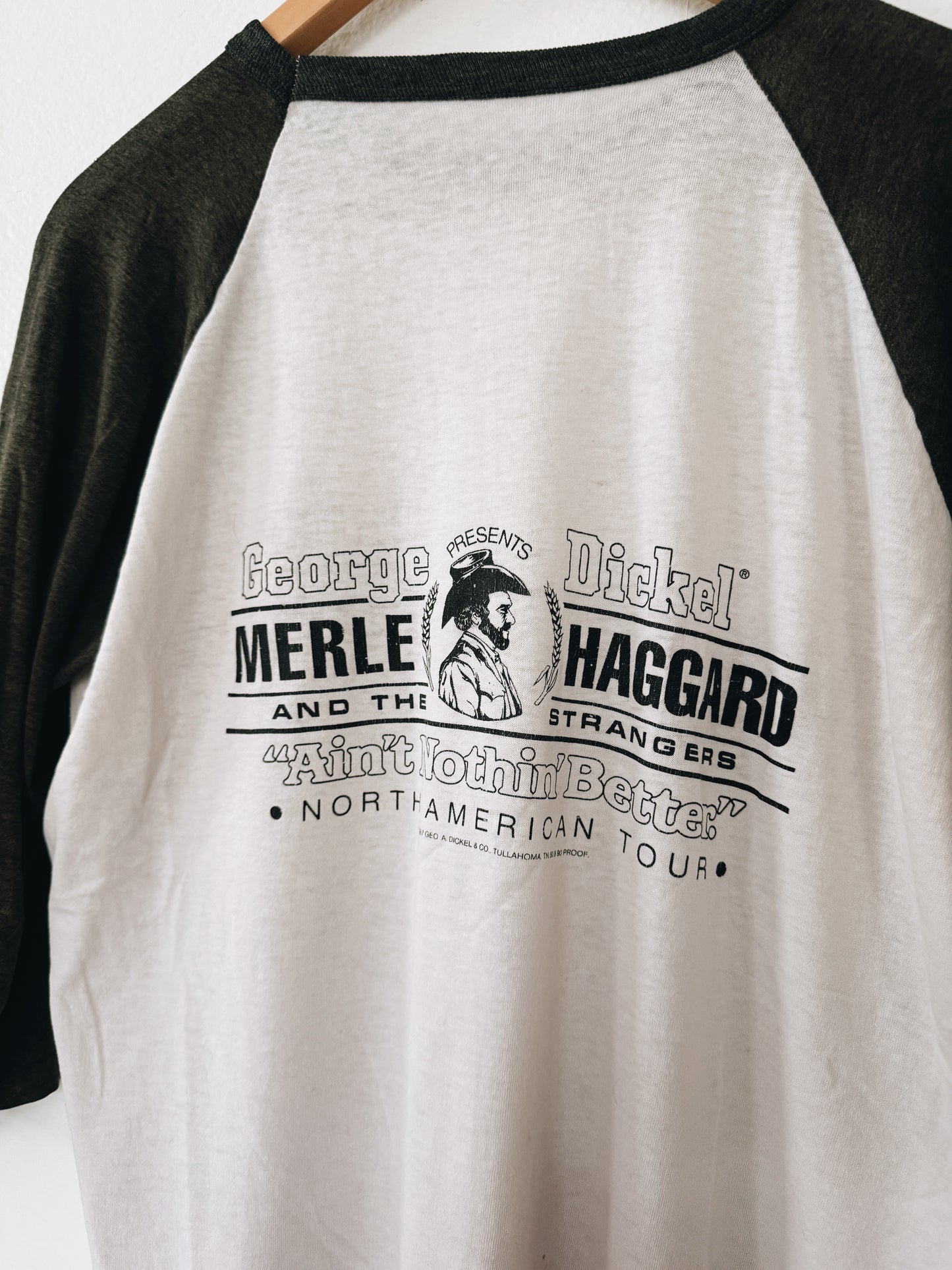 Vintage Merle Haggard George Dickel 1987 Tee