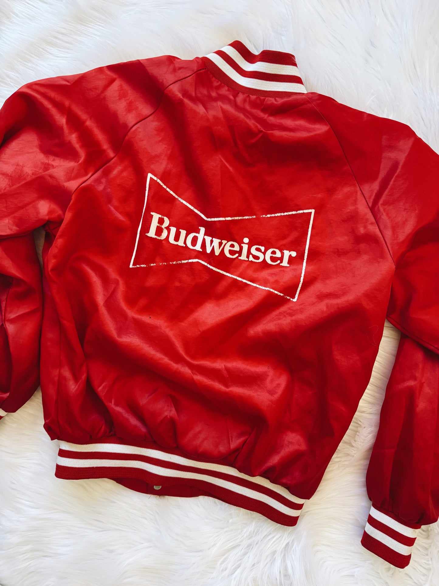 Vintage Budweiser Bomber Jacket