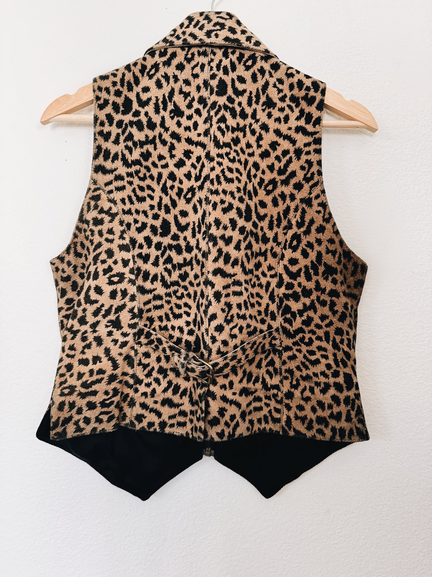 Vintage Easyriders Leopard Print Vest