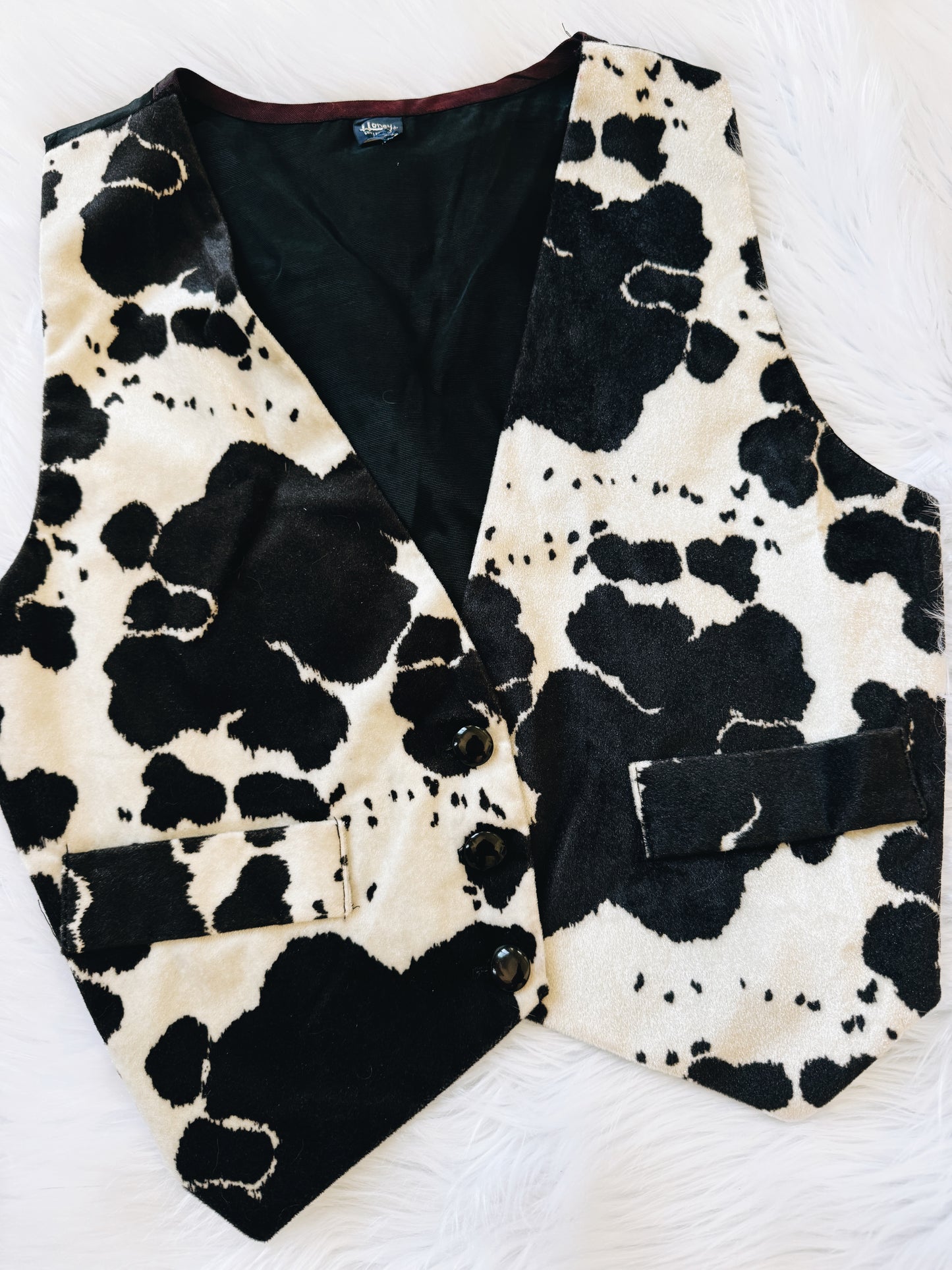 Vintage Cowhide Vest