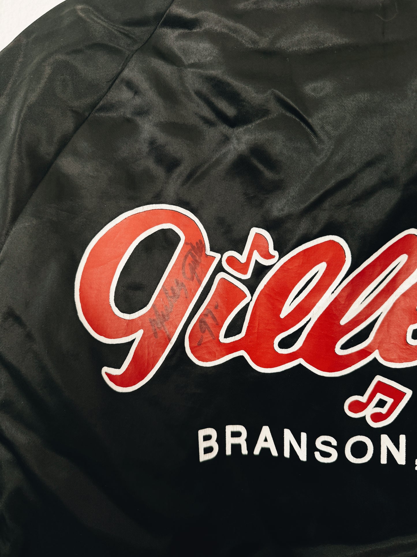 Vintage Signed Gilley's Bomber Jacket