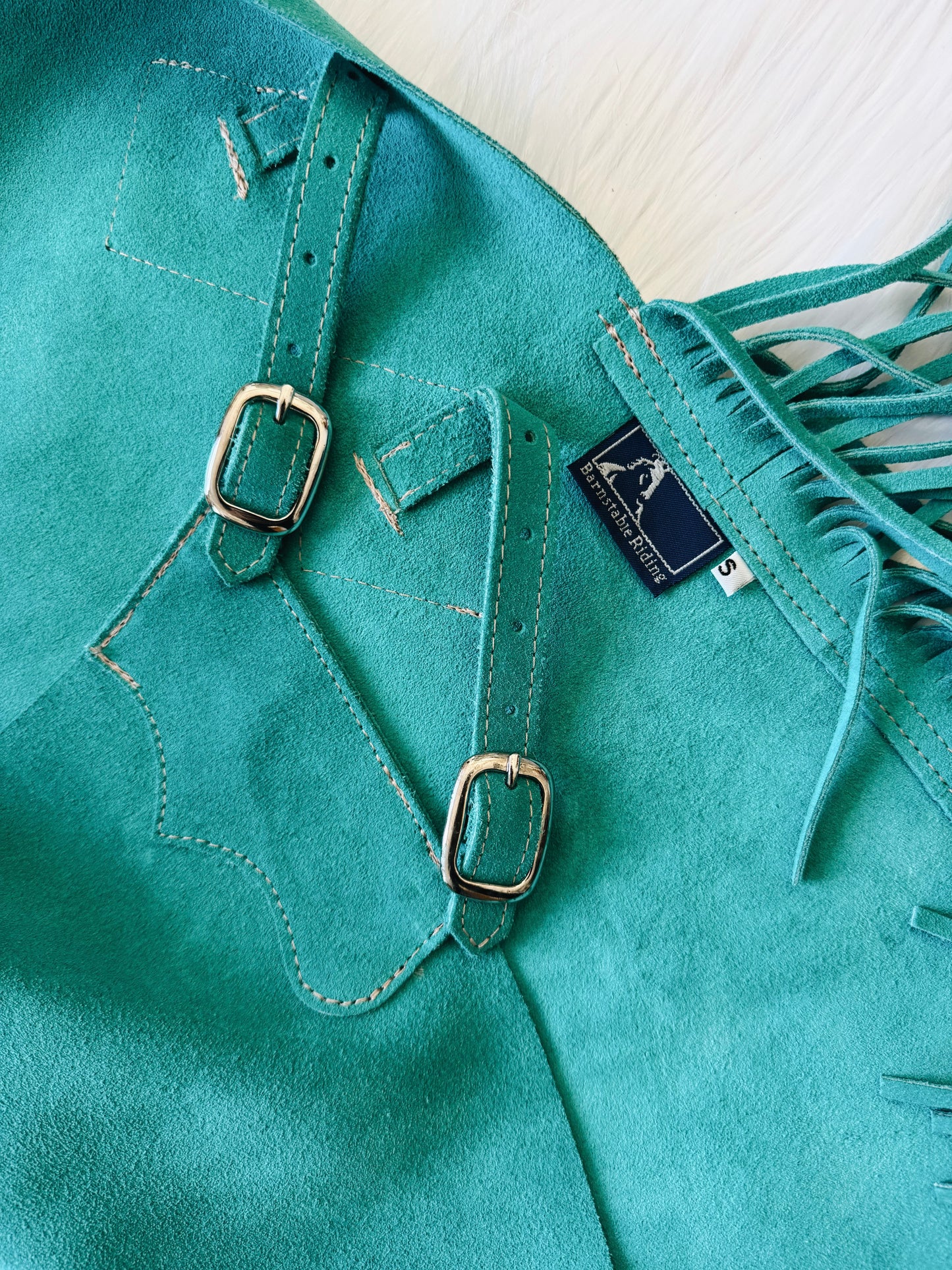 Vintage Turquoise Chaps