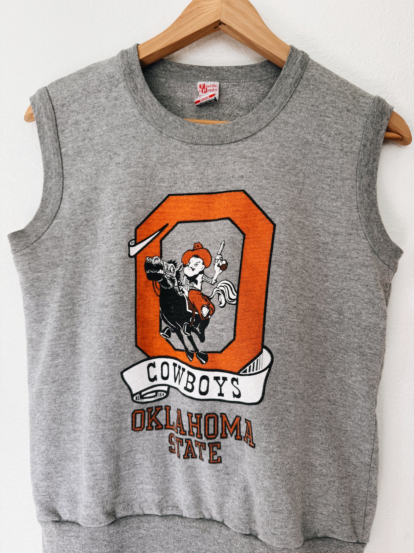 Vintage Oklahoma Cowboys Sweatshirt Tank