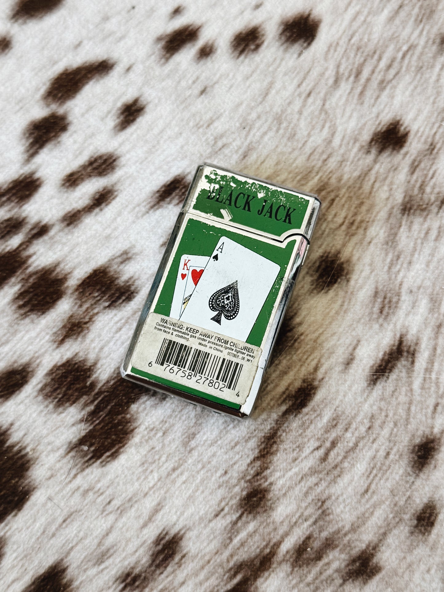 Vintage Black Jack Zippo Lighter