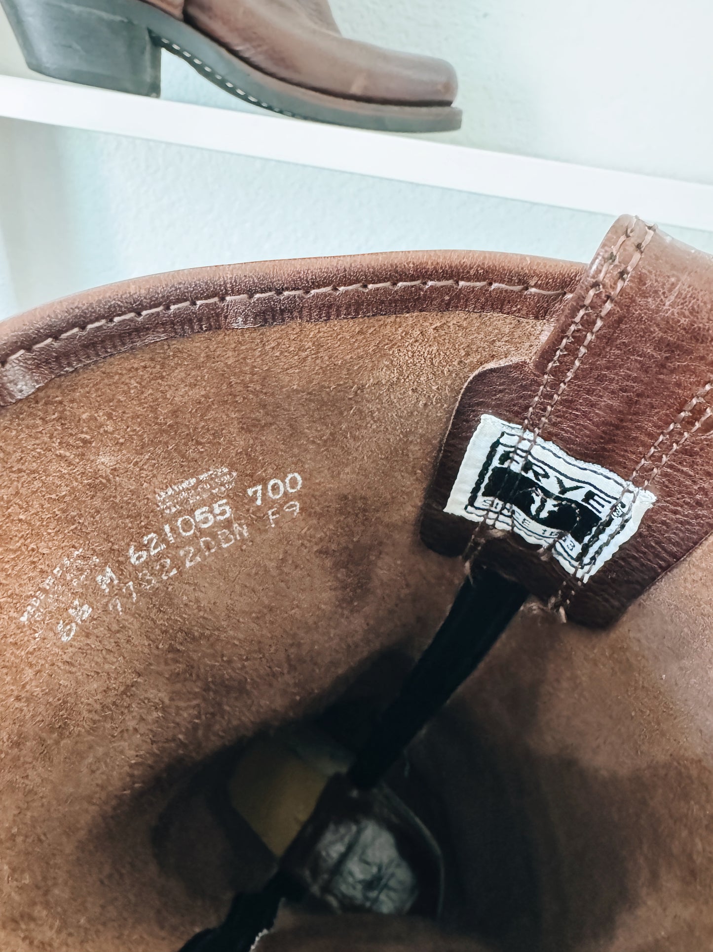 Vintage Frye Harness Brown Boots