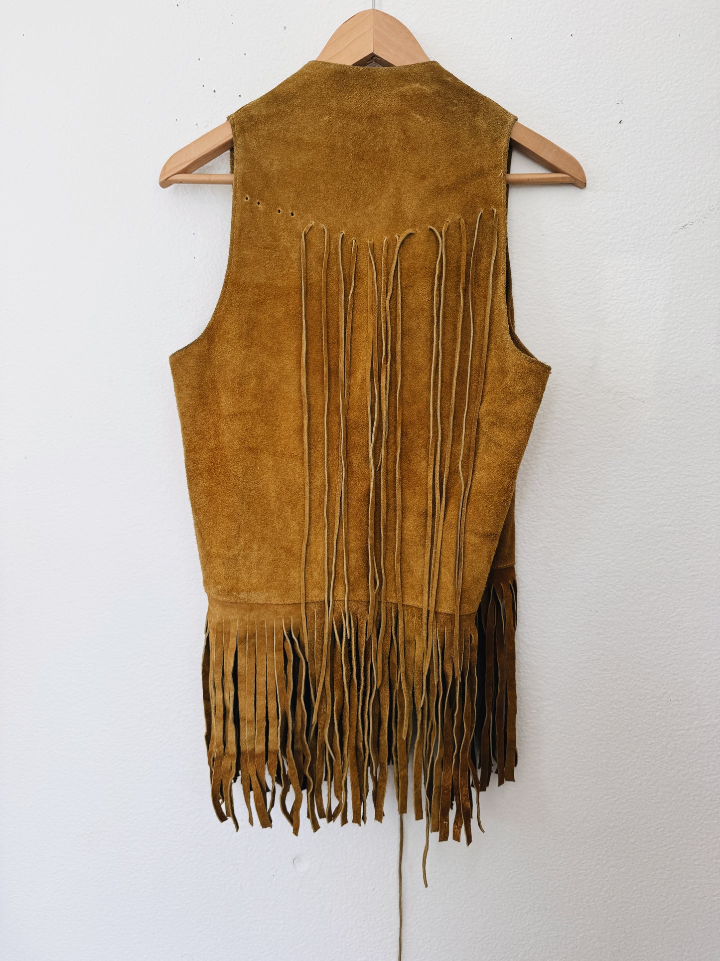 Vintage Fringe Leather Vest