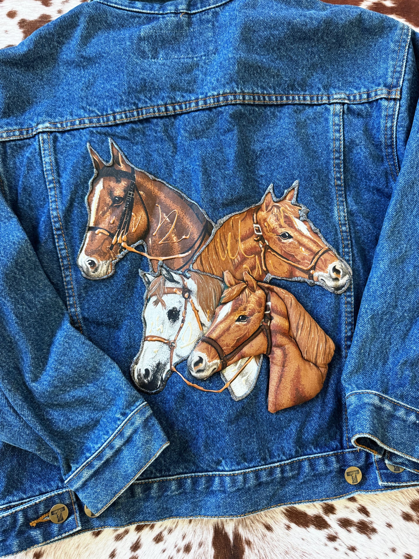 Vintage Horses Denim Jacket