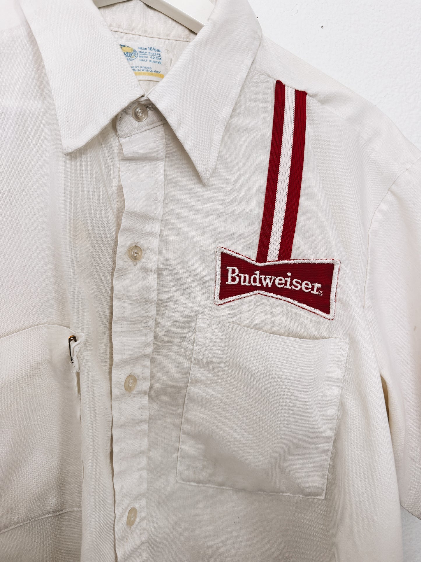 Vintage Budweiser Patch Work Shirt