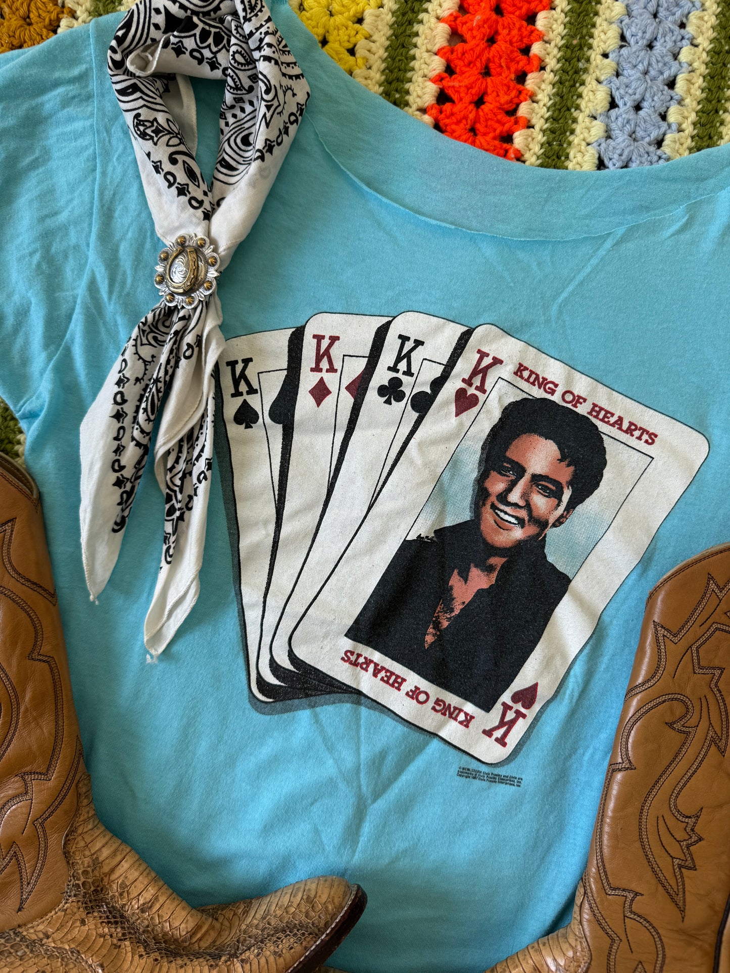 Vintage Elvis Cards Tee