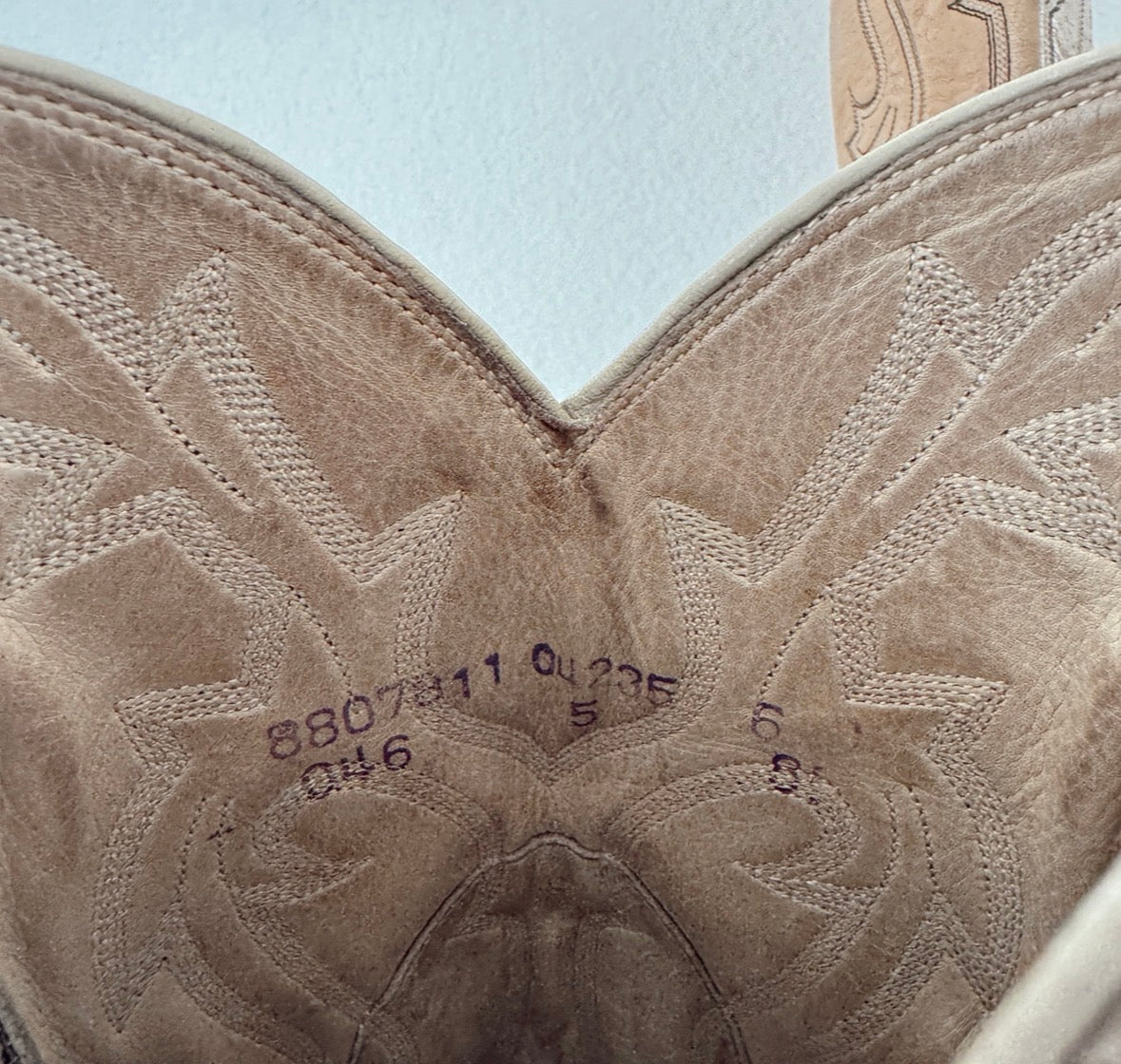 Vintage Snakeskin Cowboy Boots