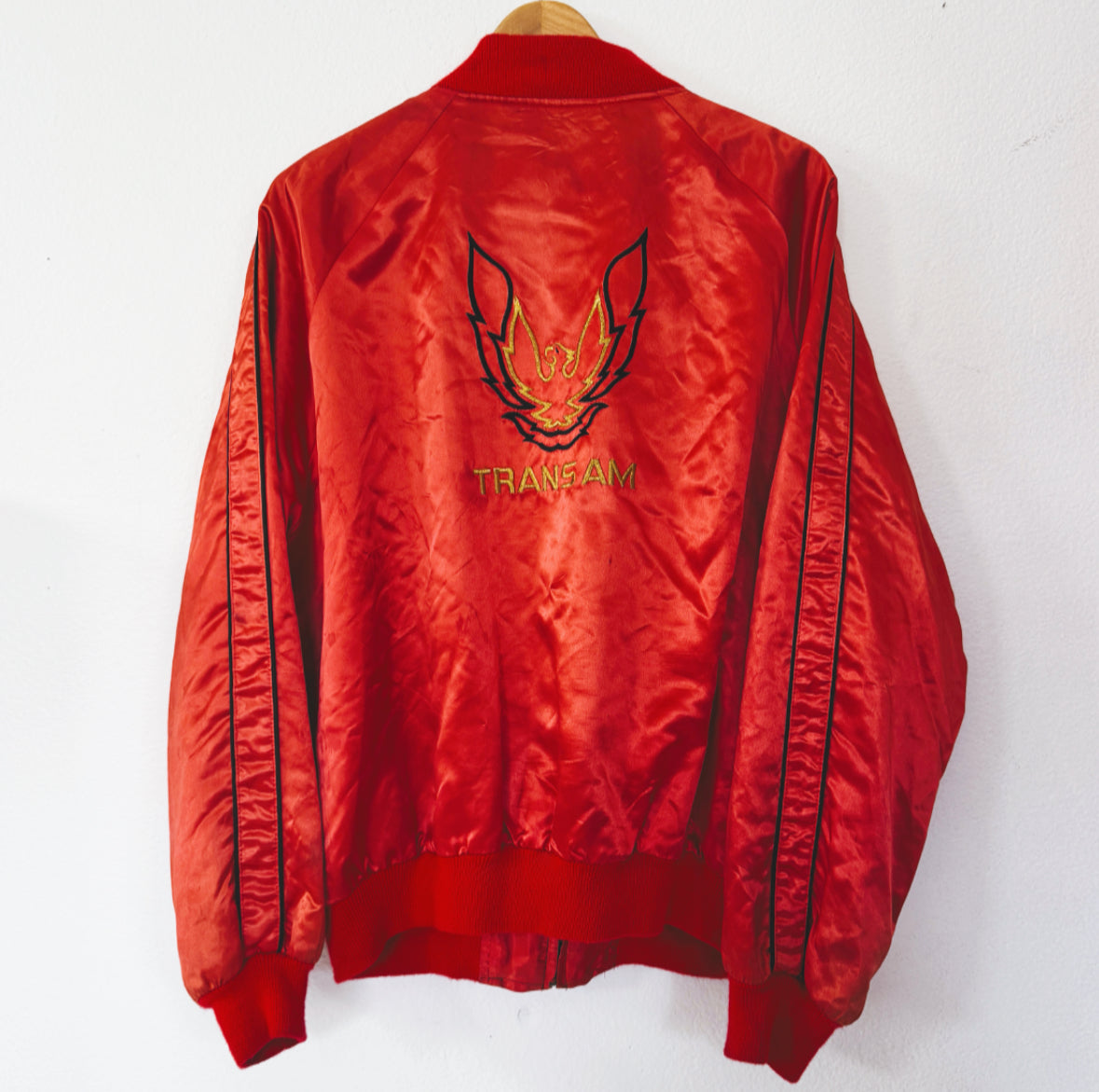 Vintage Trans Am Satin Bomber Jacket