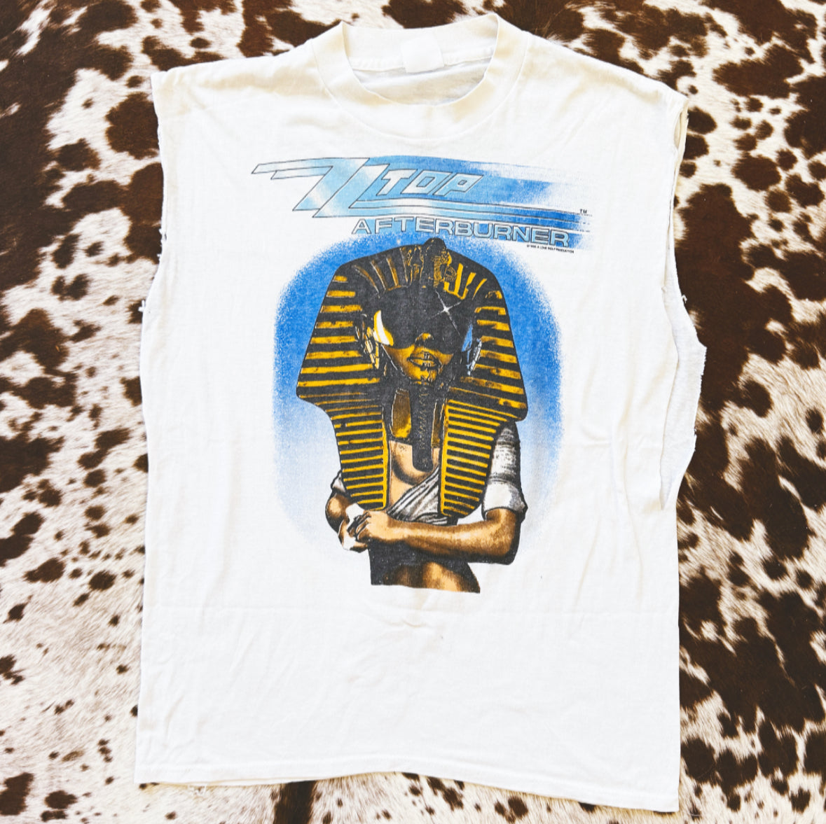 Vintage 1986 ZZ Top Afterburner Tank Top
