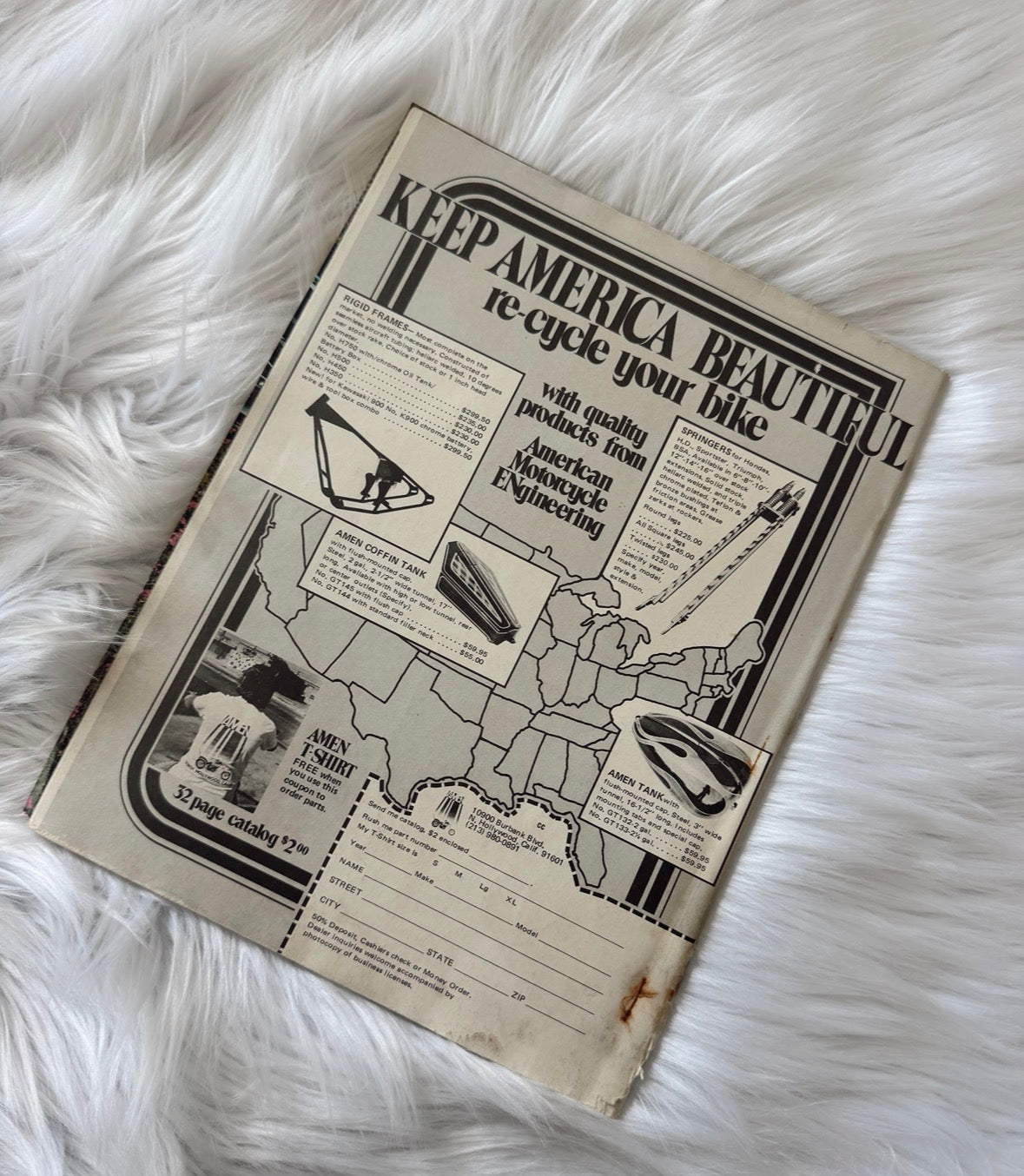 Vintage Custom Chopper Sept. 1973 Magazine