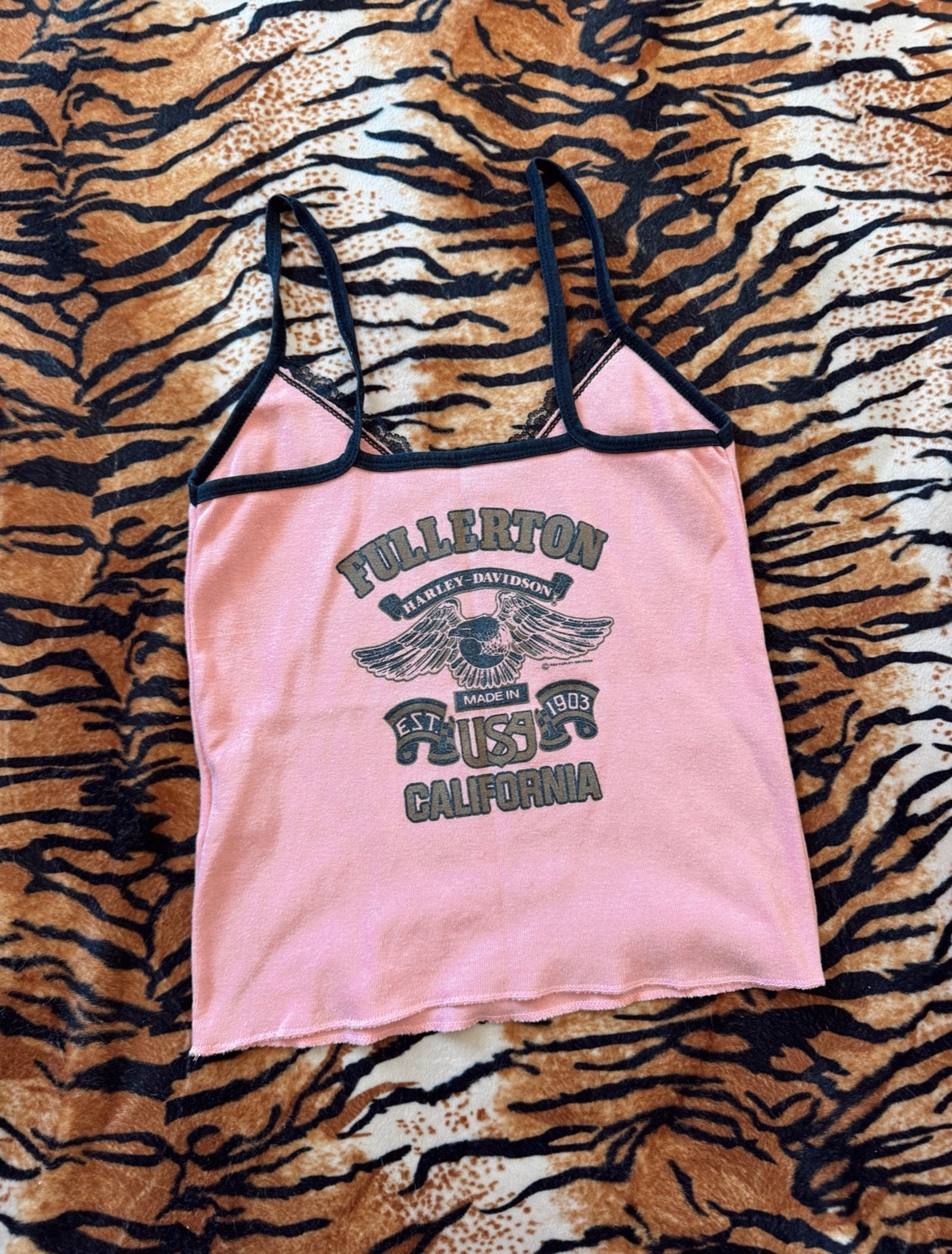 Vintage Harley Spider Web Tank Top