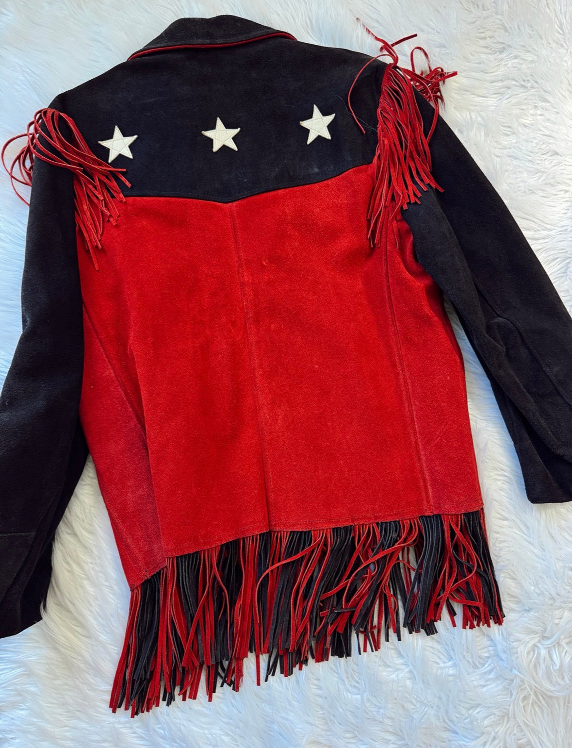 Vintage USA Suede Fringe Jacket