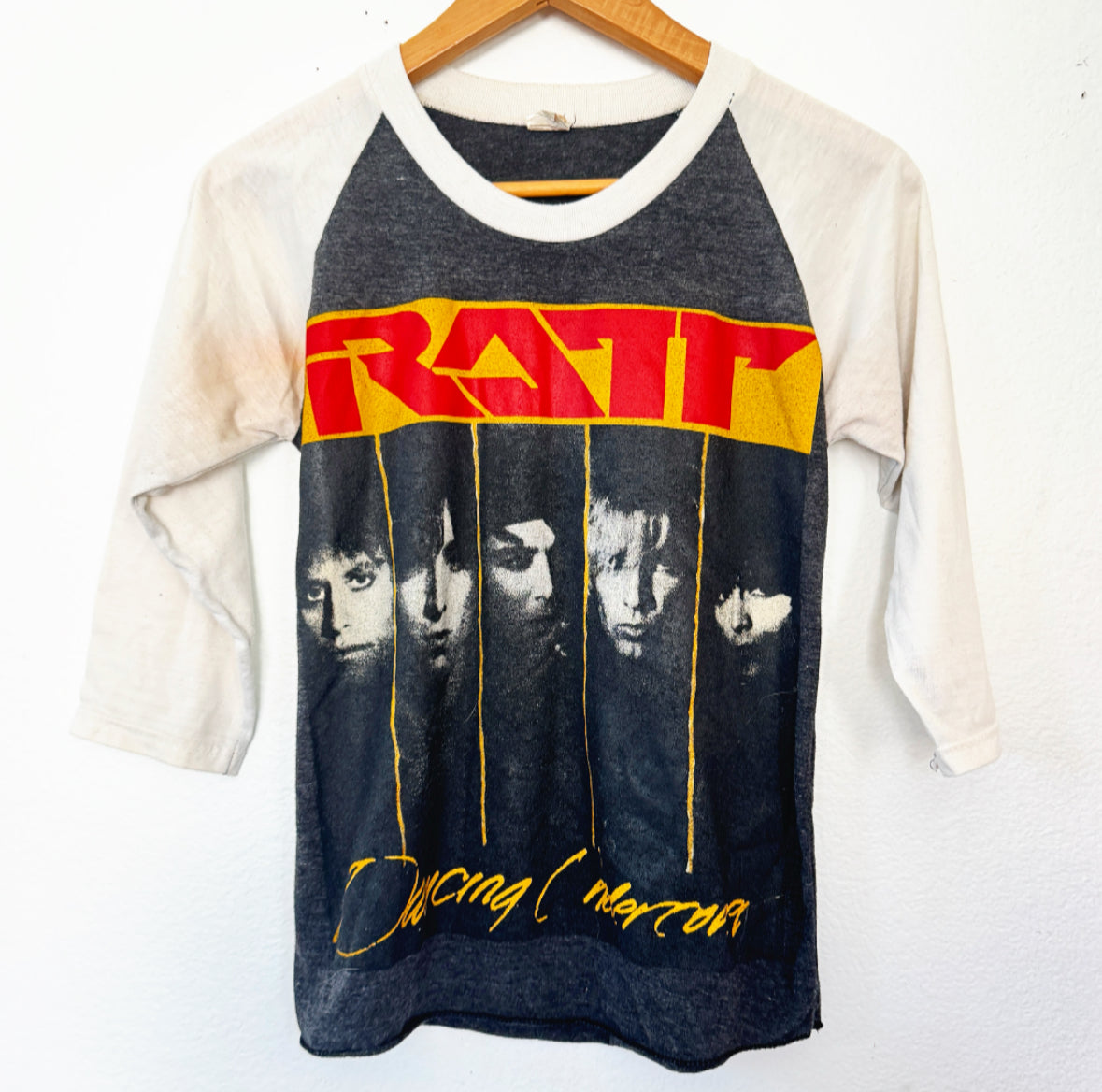 Vintage Ratt Baseball Sleeve Tee