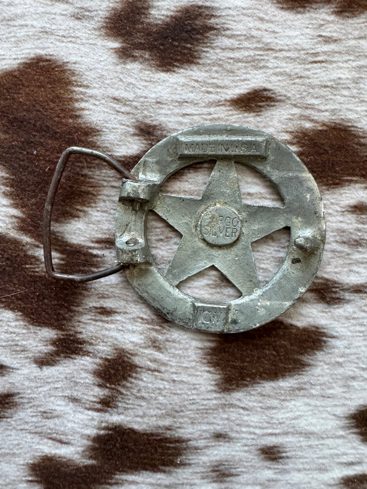 Vintage Texas Ranger Belt Buckle