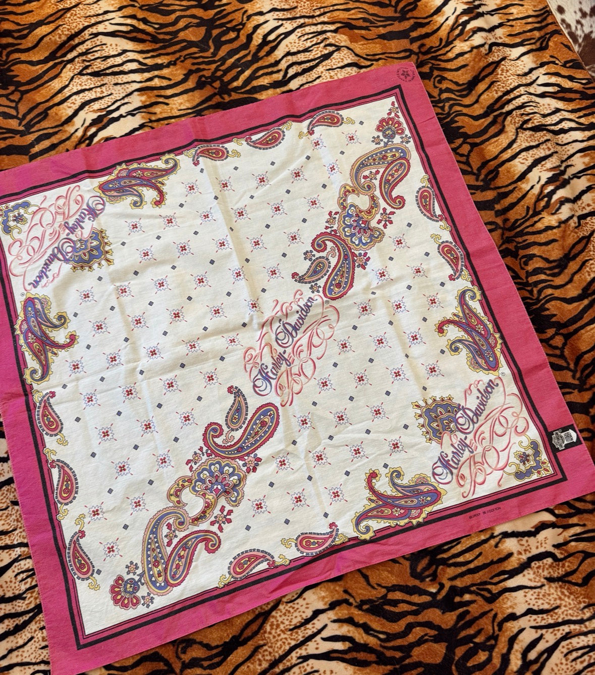 Vintage Harley Bandana