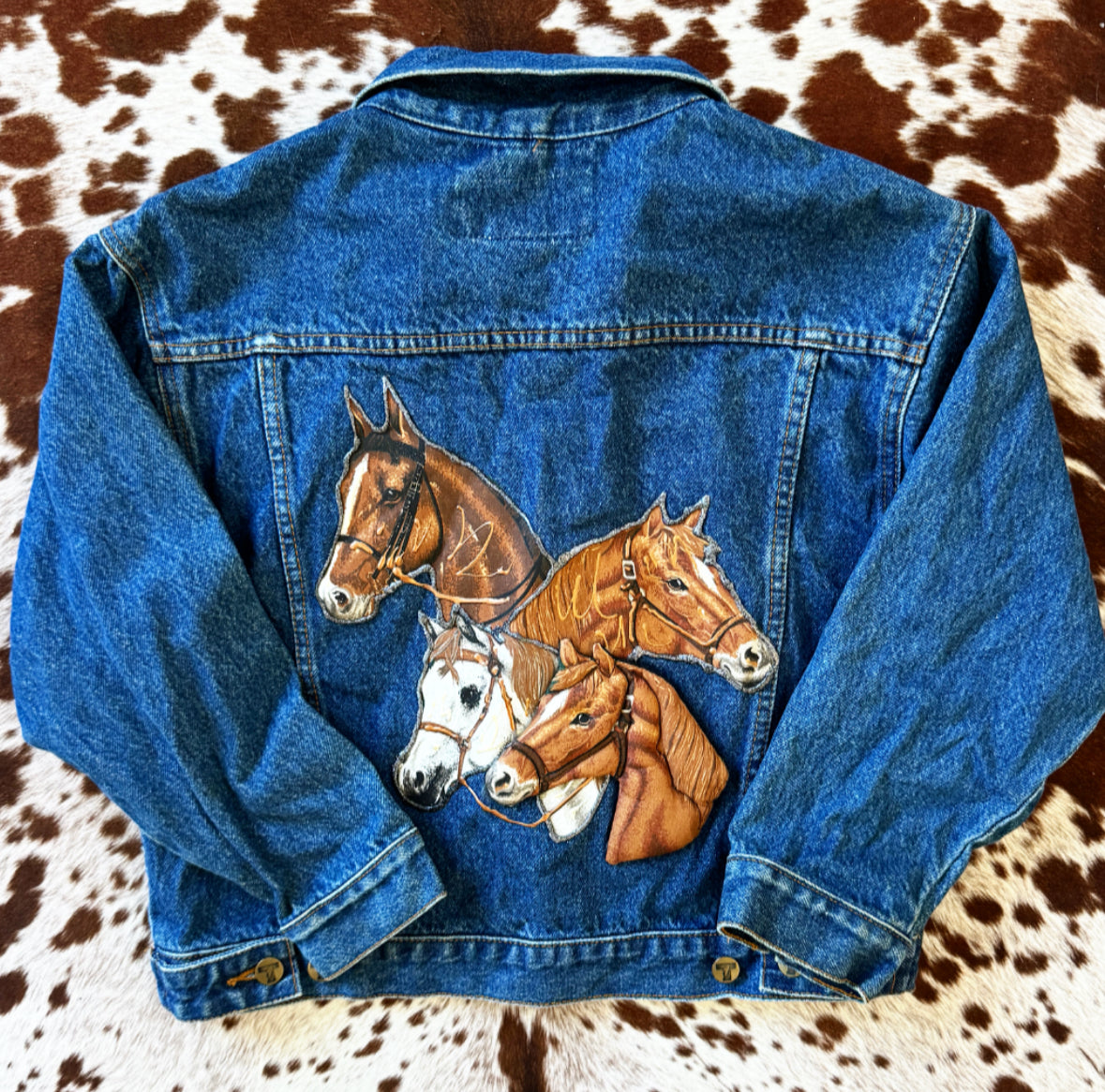 Vintage Horses Denim Jacket