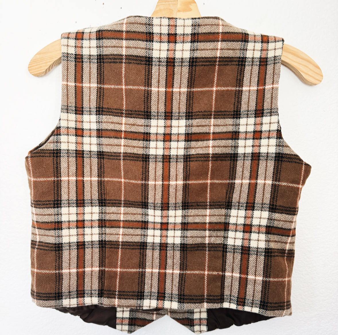 Vintage Plaid Tartan Vest