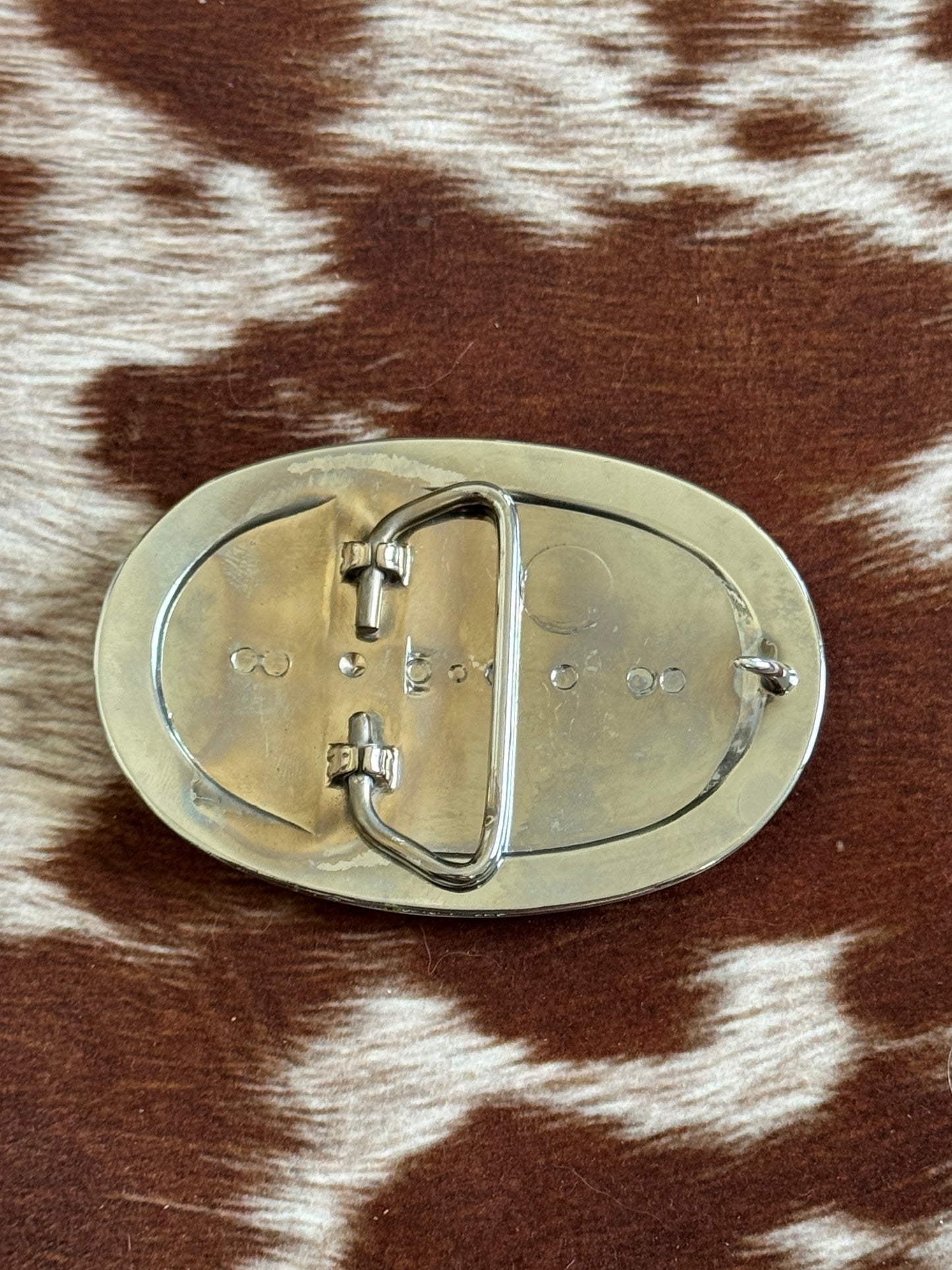 Vintage Roping Cowboy Buckle