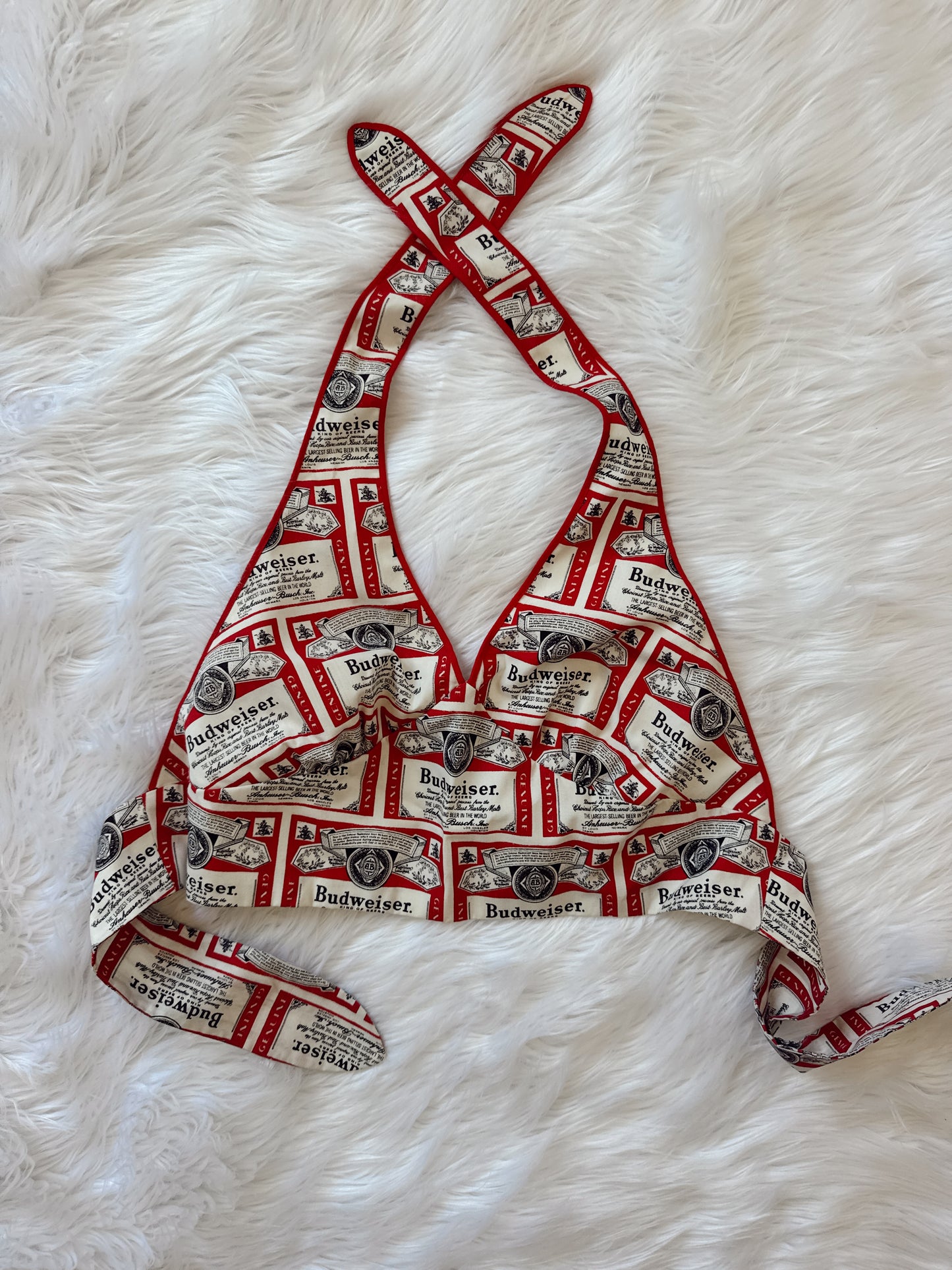 Vintage Budweiser Halter Top