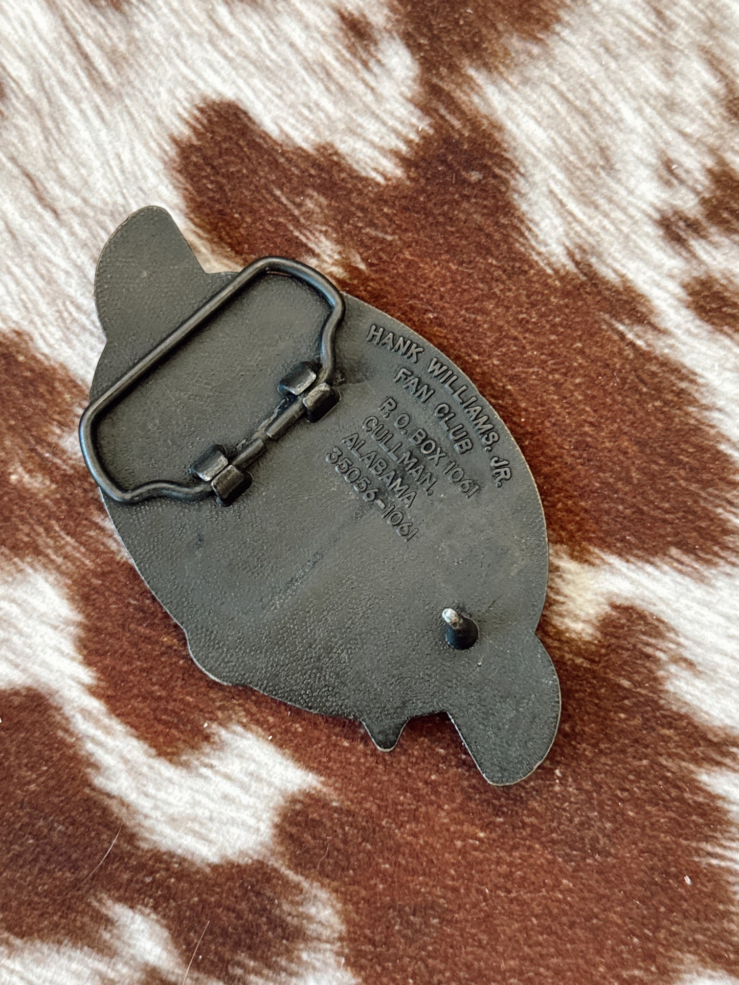Vintage Hank Williams Jr Belt Buckle