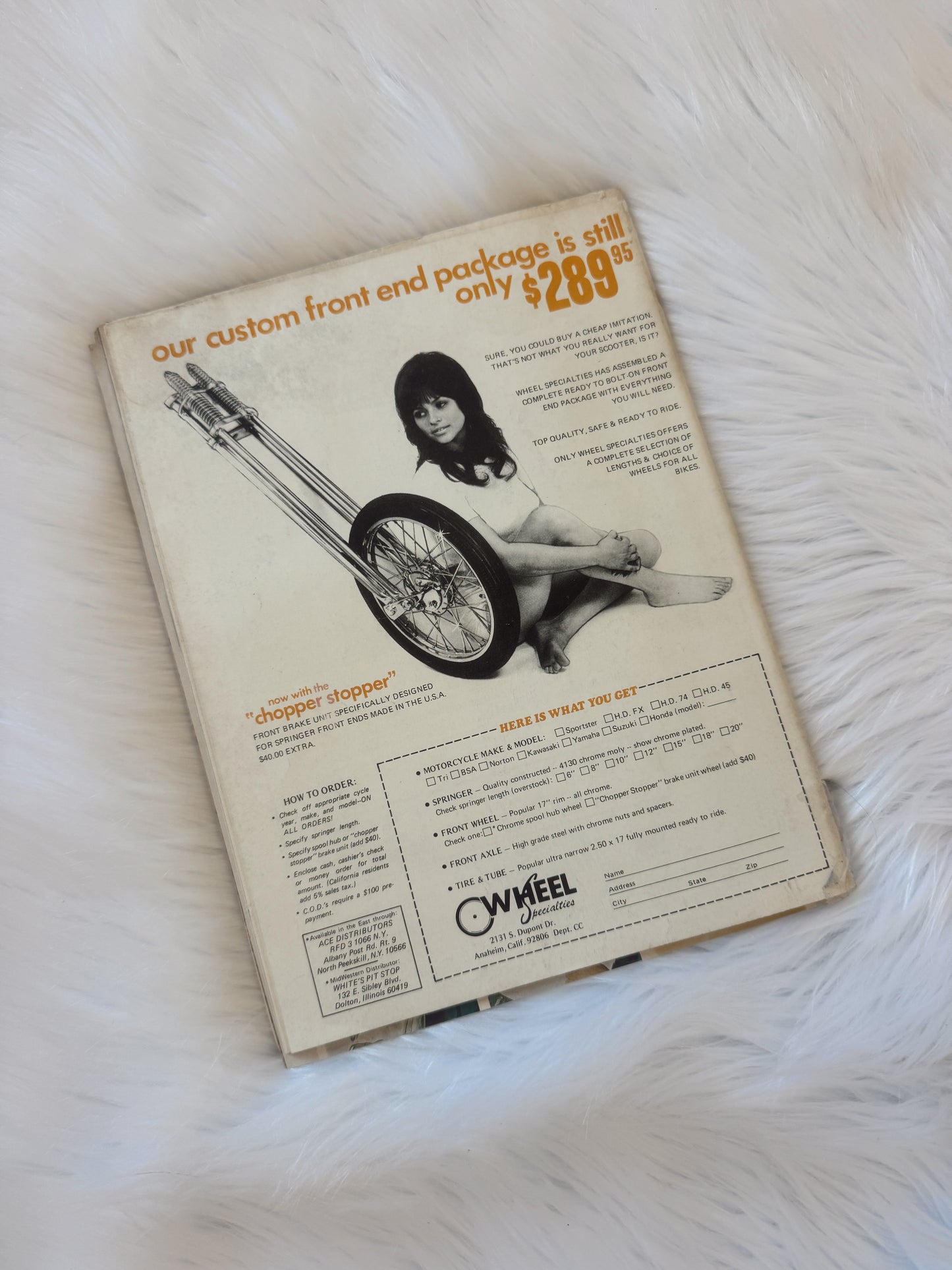 Vintage Custom Chopper December 1972 Magazine