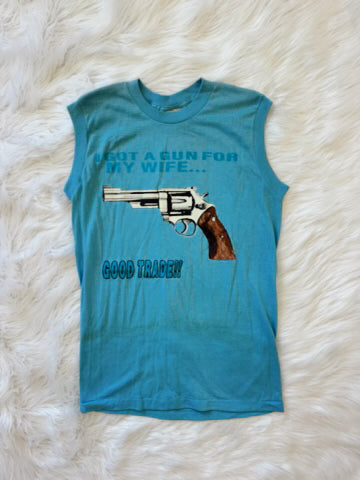Vintage Gun For Wife Tank Top