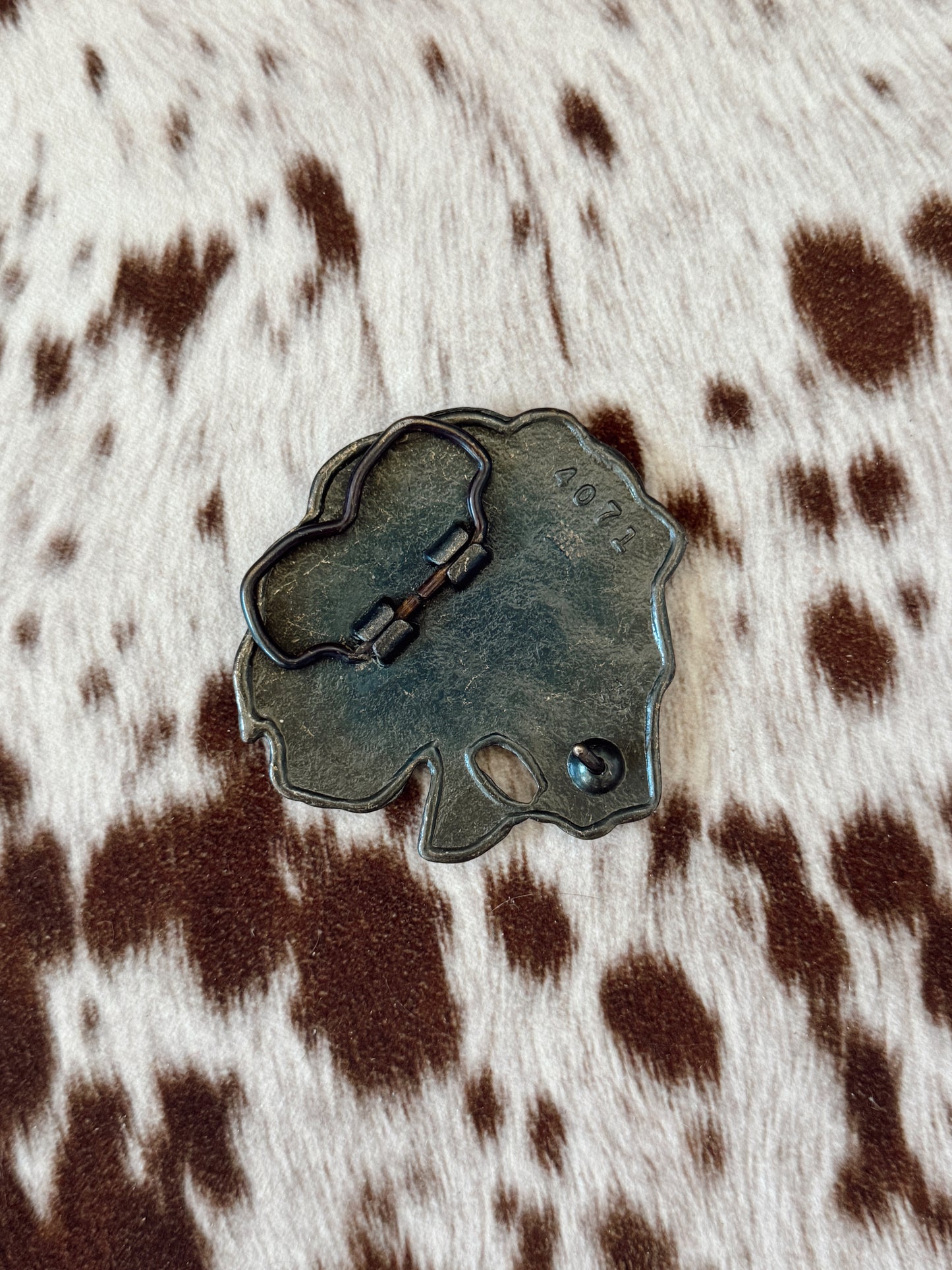 Vintage Lion Belt Buckle