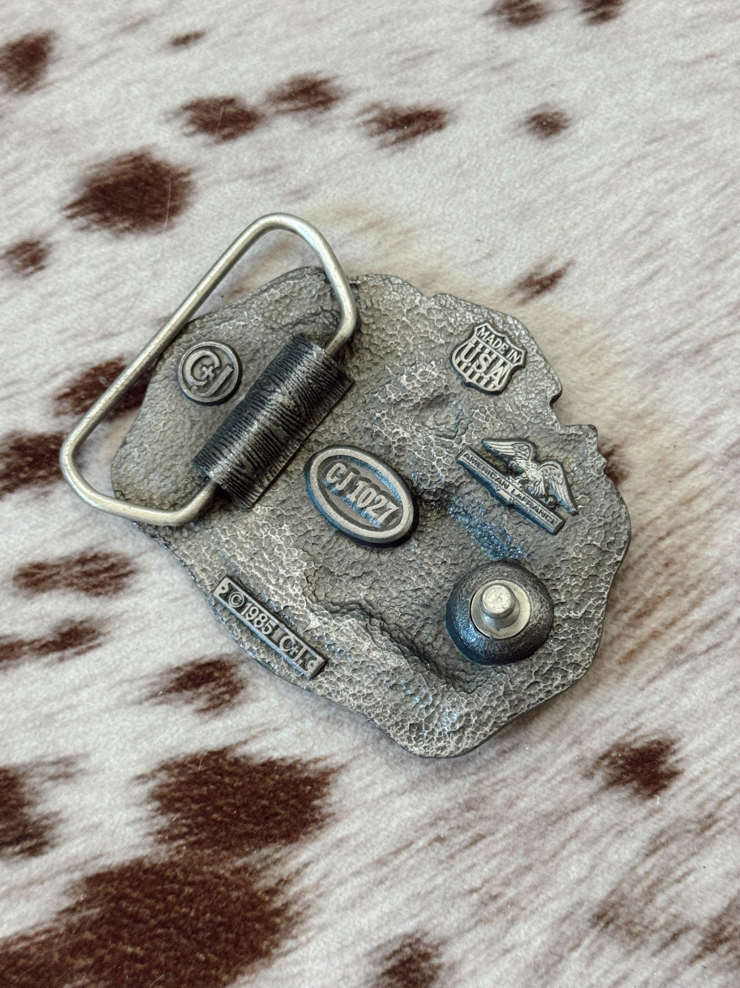 Vintage Firefighter Belt Buckle
