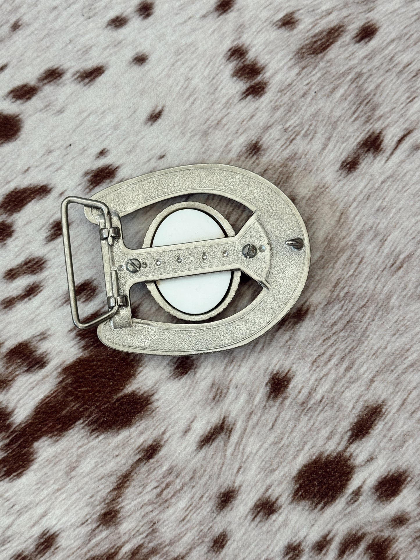 Vintage Horseshoe W/ Horse Belt Buckle
