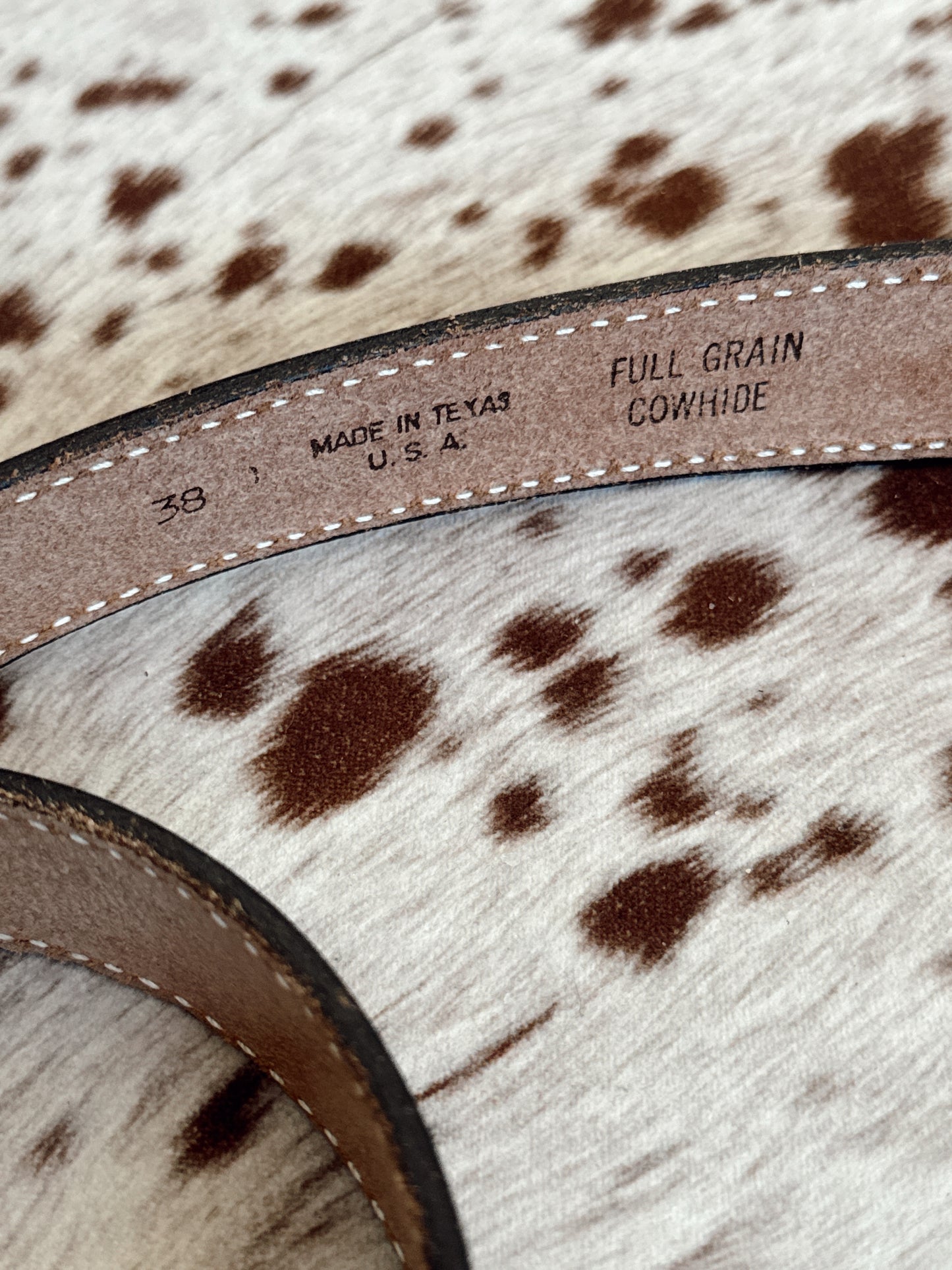 Vintage Cowboy Cadillac Belt