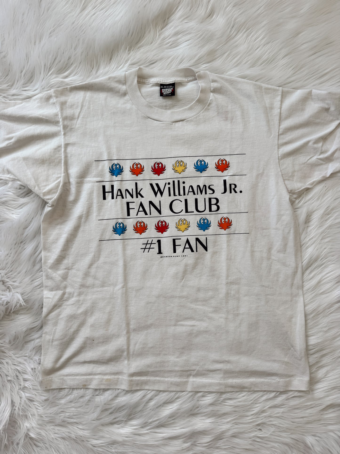 Vintage Hank Williams Jr Fan Tee