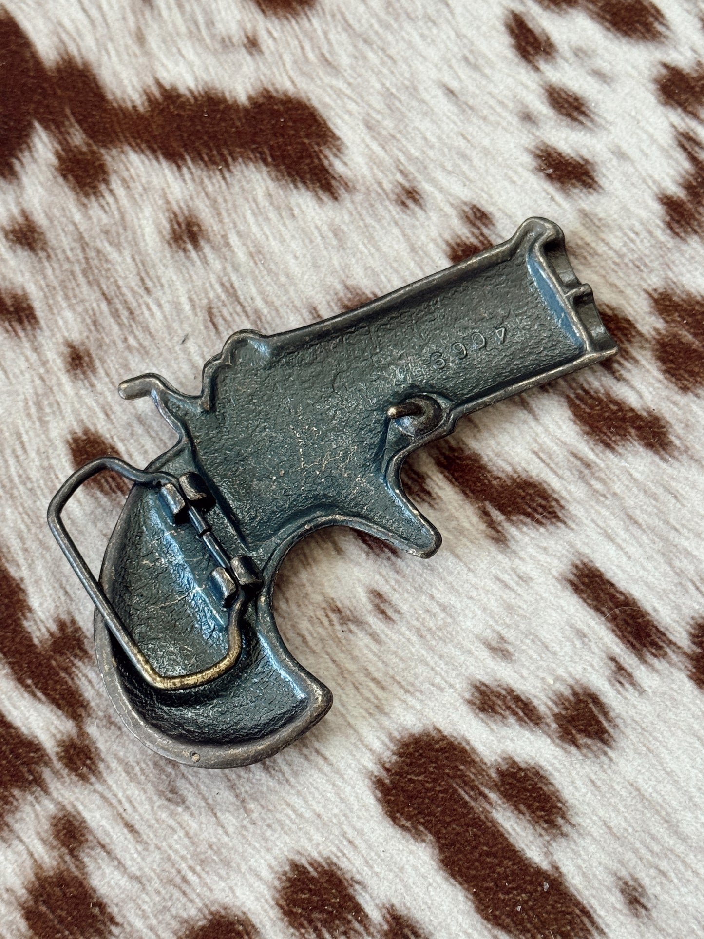 Vintage Gun Belt Buckle