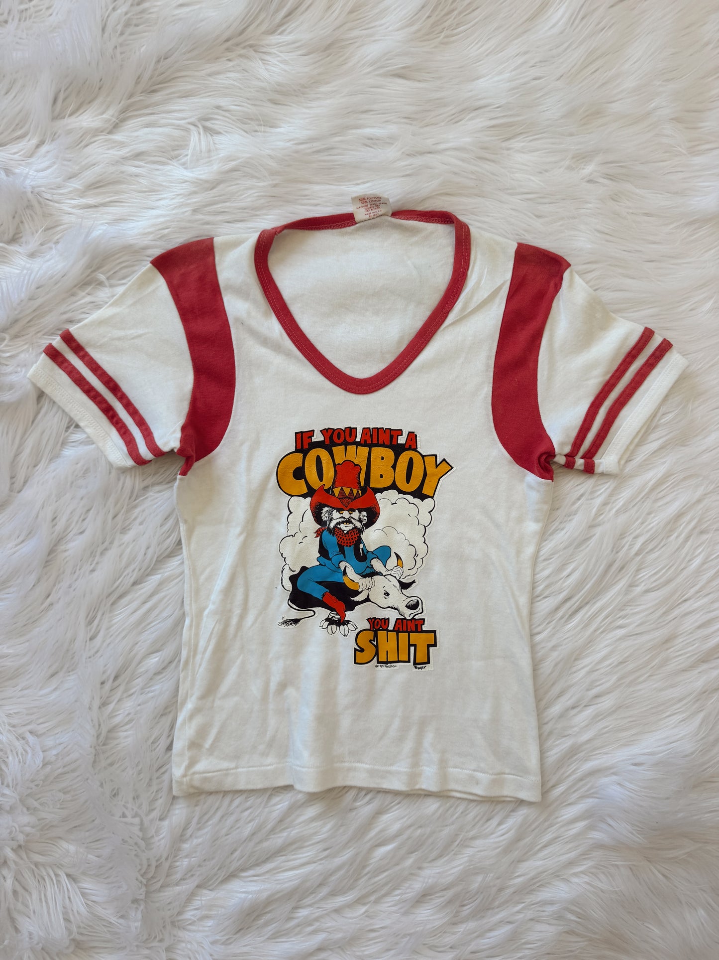 Vintage If You Ain't A Cowboy Tee