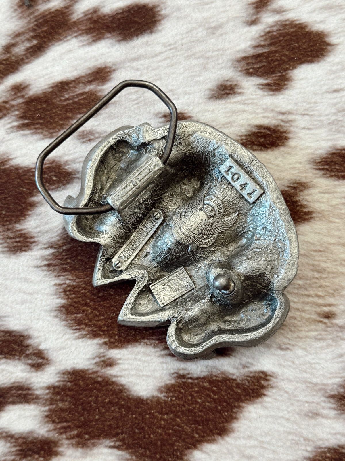 Vintage Boots In Bed Belt Buckle