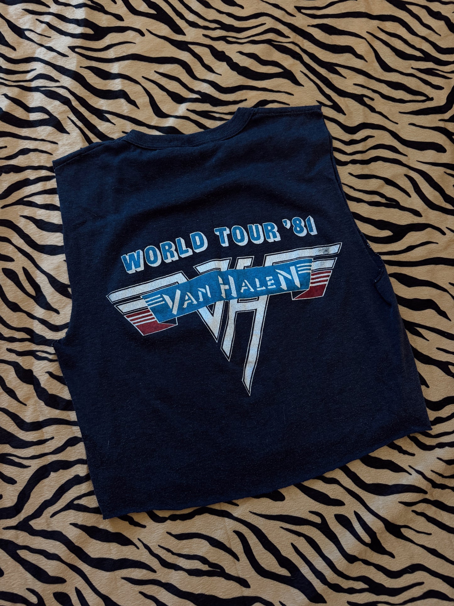 Vintage 1981 Van Halen Tour Tank