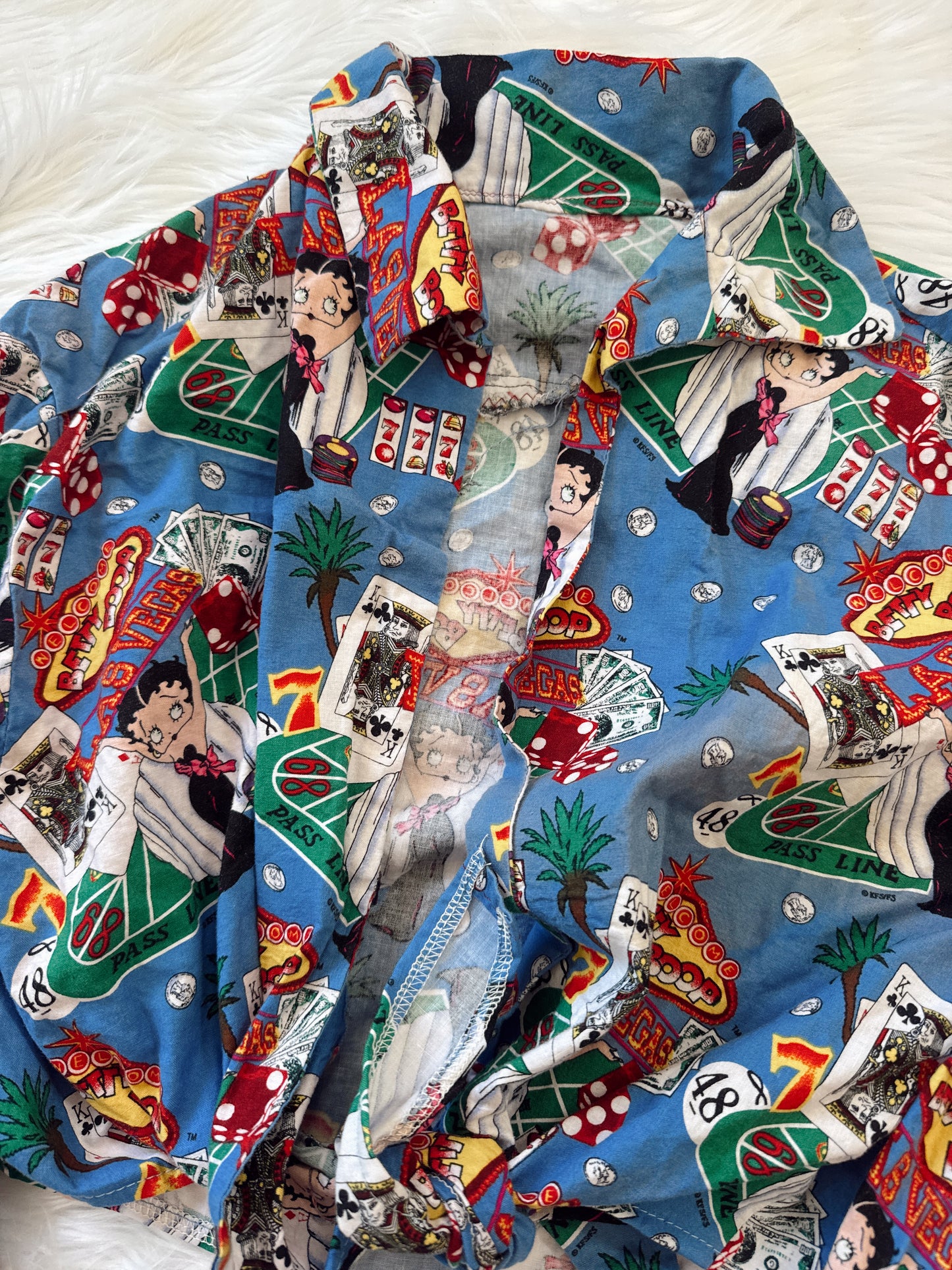 Vintage Betty Boop Vegas Top