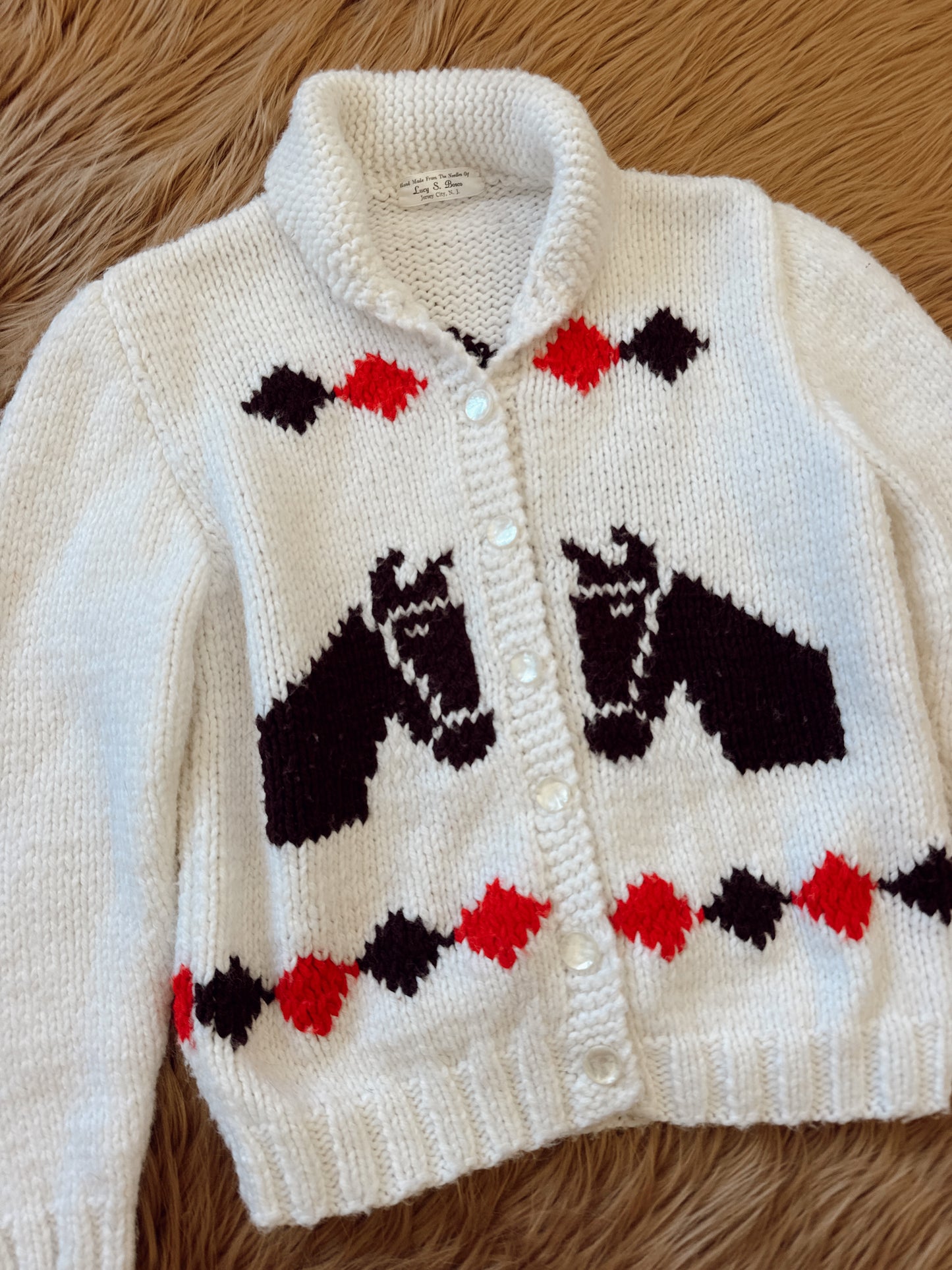 Vintage Horse Cowichan Sweater