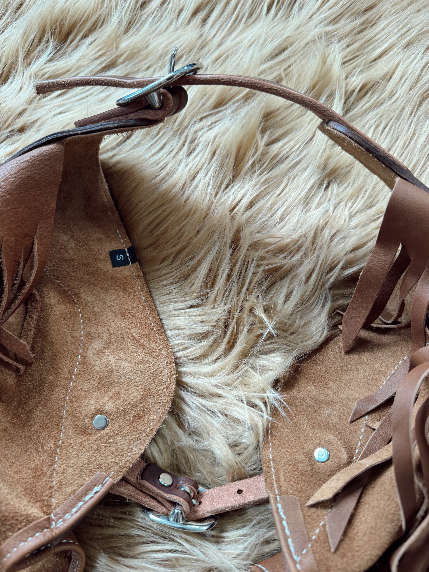 Vintage Brown Leather Chaps