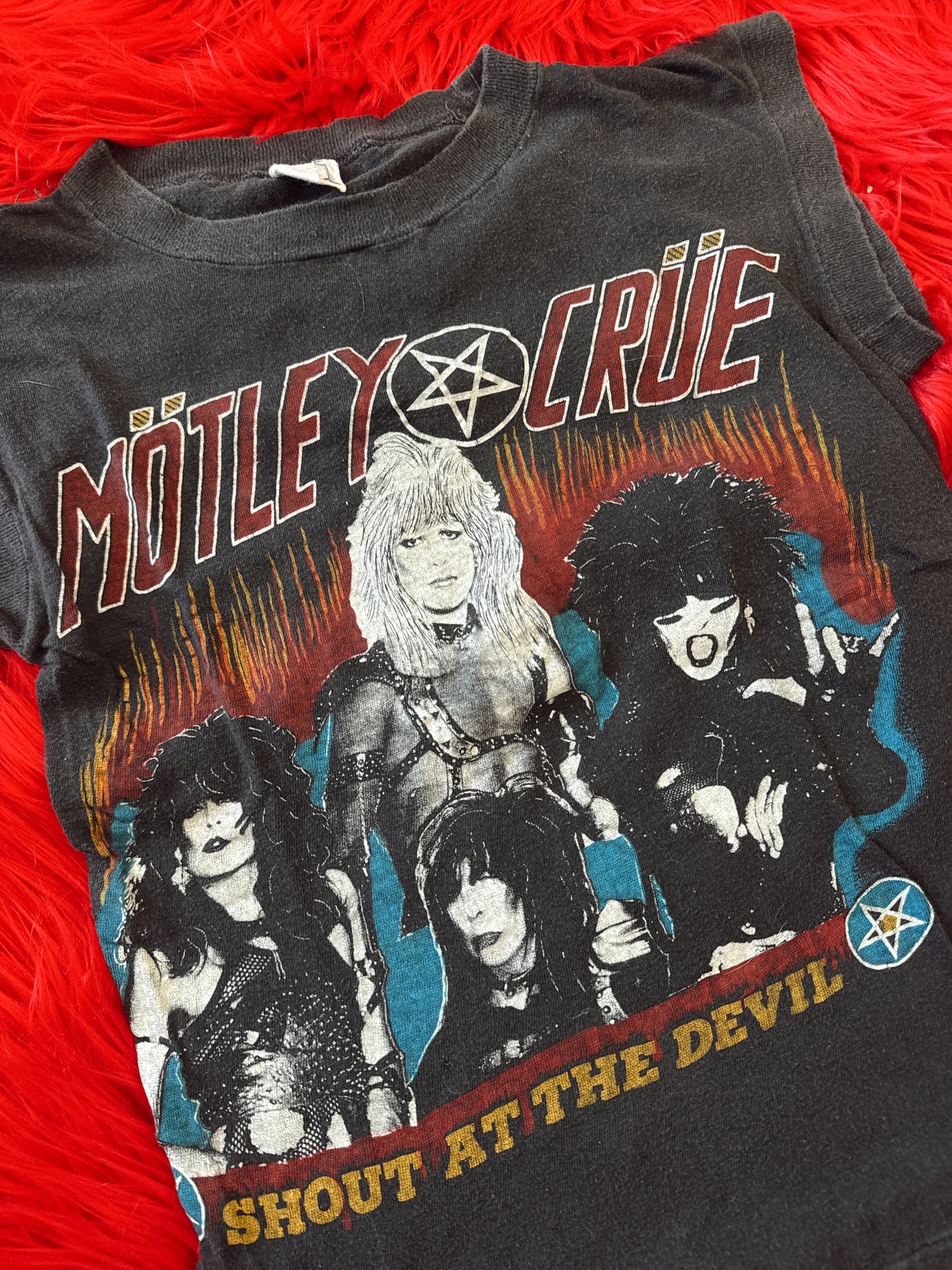 Vintage Motley Crue Shout At The Devil Tank Top