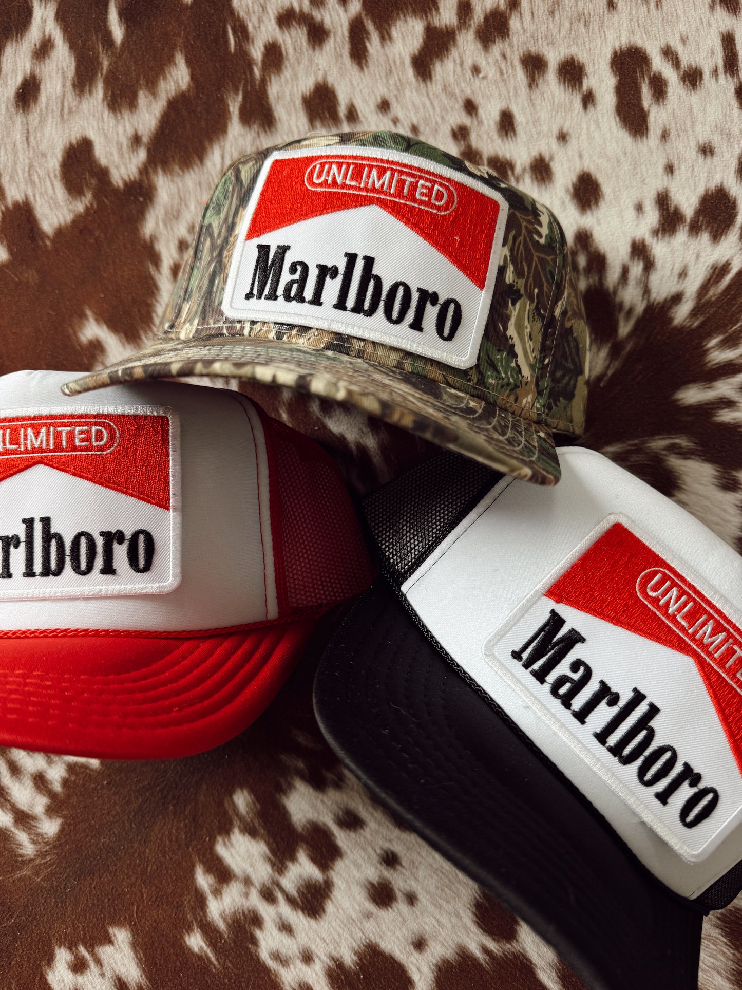 Marlboro Patch Snapback Hat