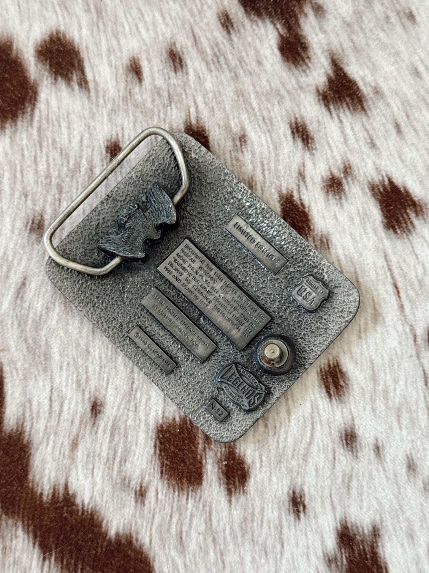 Vintage Nascar Gordon Belt Buckle