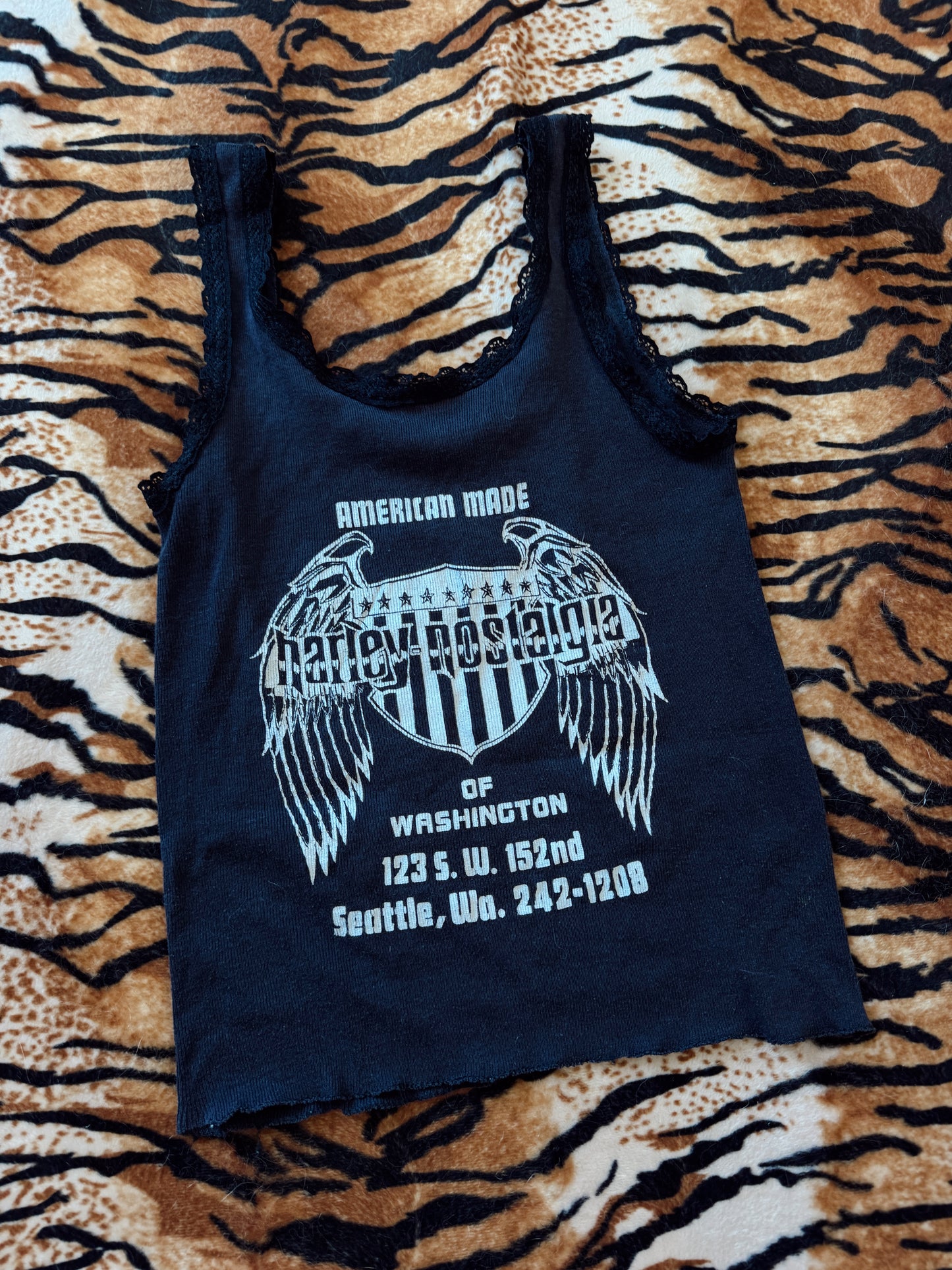 Vintage Ladies Ride Harleys Too Tank Top