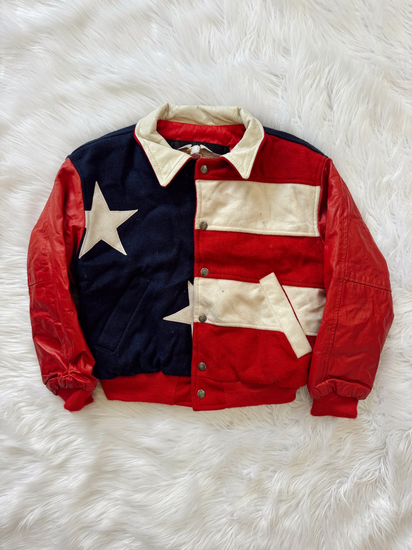 Vintage USA Harley Davidson Bomber Jacket