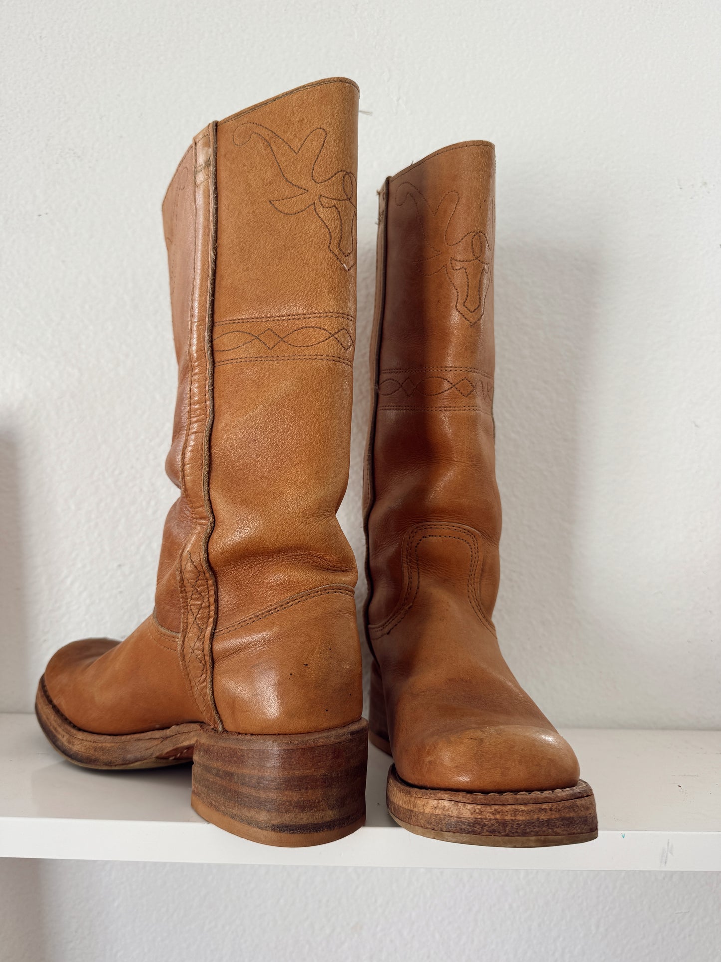 Vintage Longhorn Campus Boots