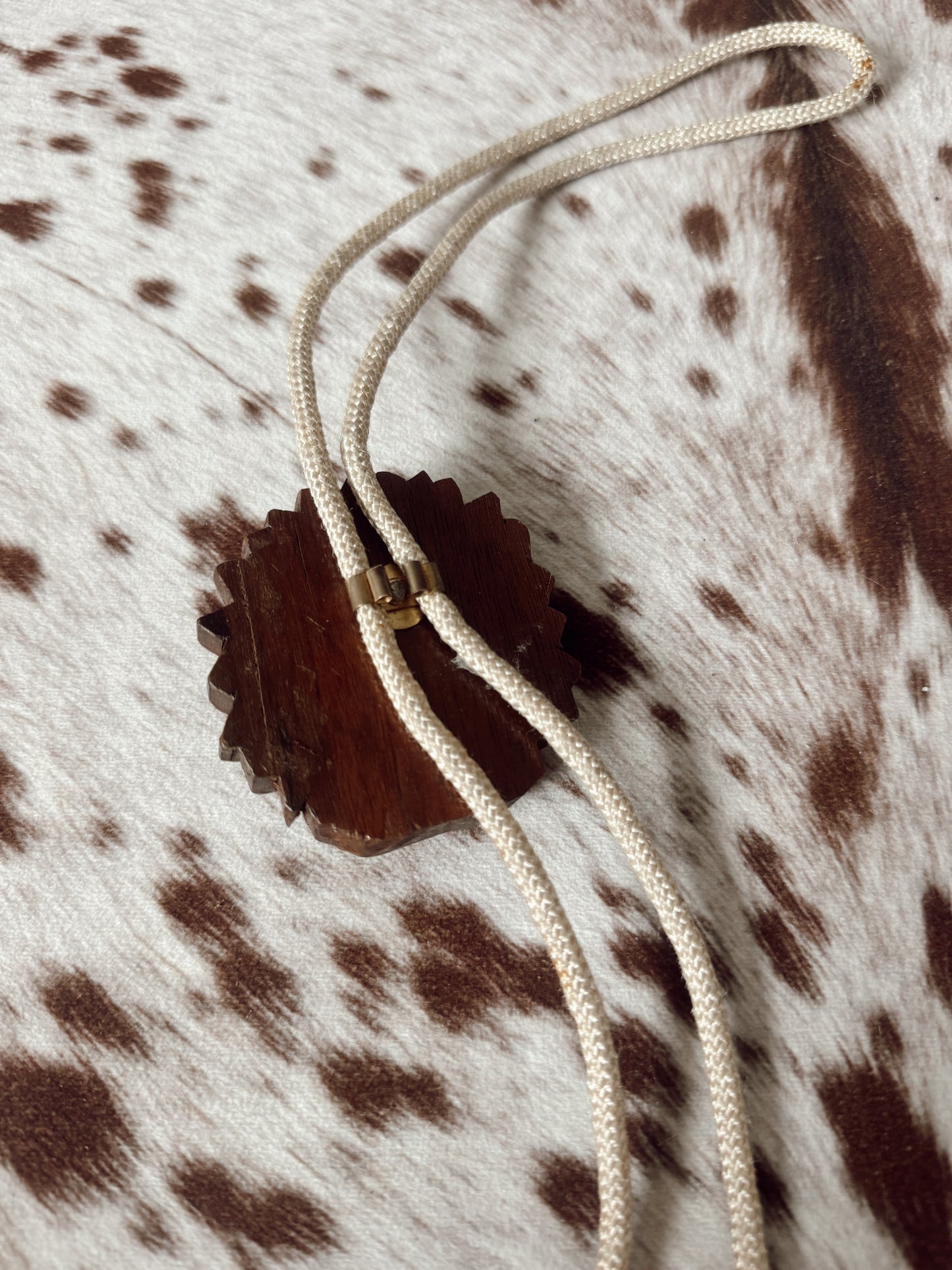 Vintage Native American Chief Bolo Tie