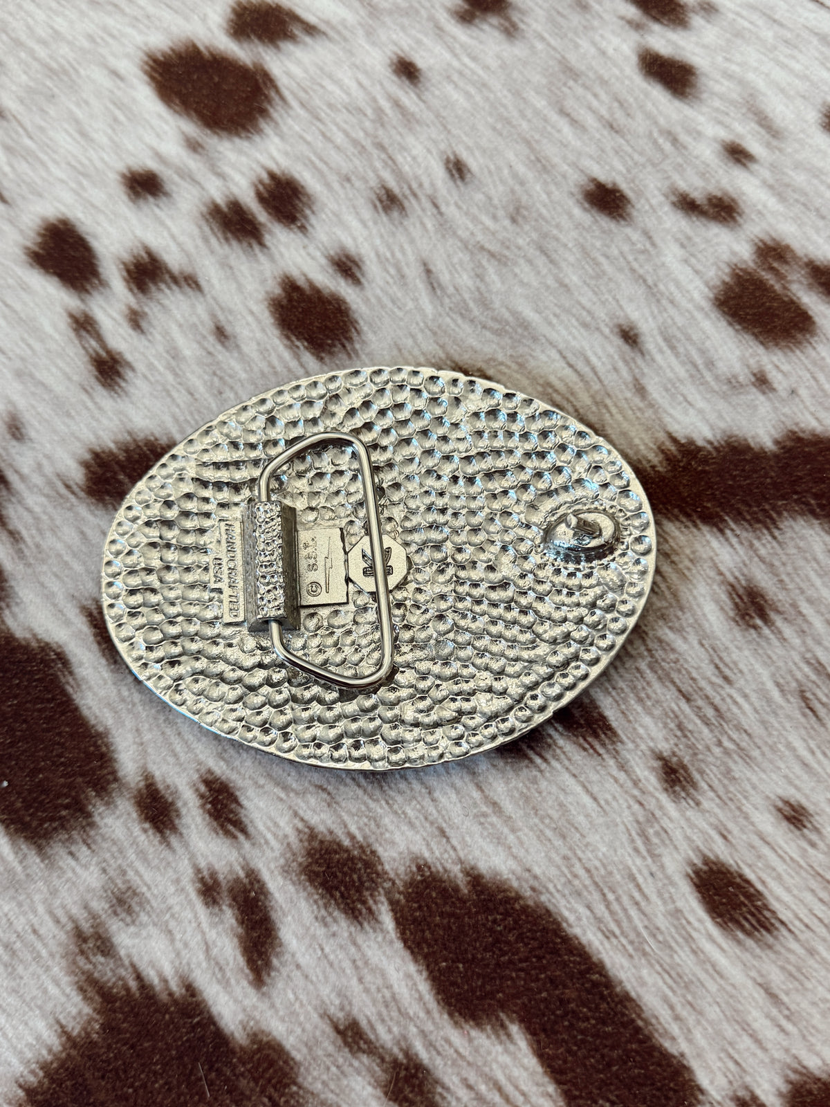 Vintage Texas Turquoise Belt Buckle