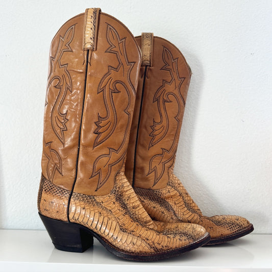 Vintage Snakeskin Boots